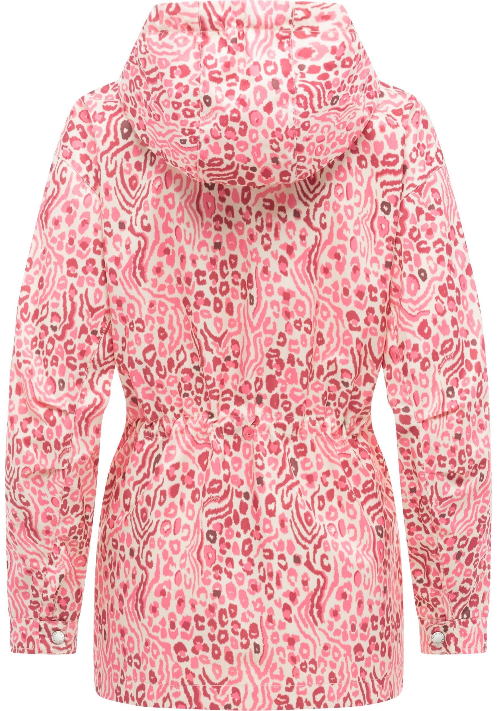 Ragwear Anorak »Eddens Print« mit Kapuze Übergangsjacke mit Animal-Print und Kapuze
