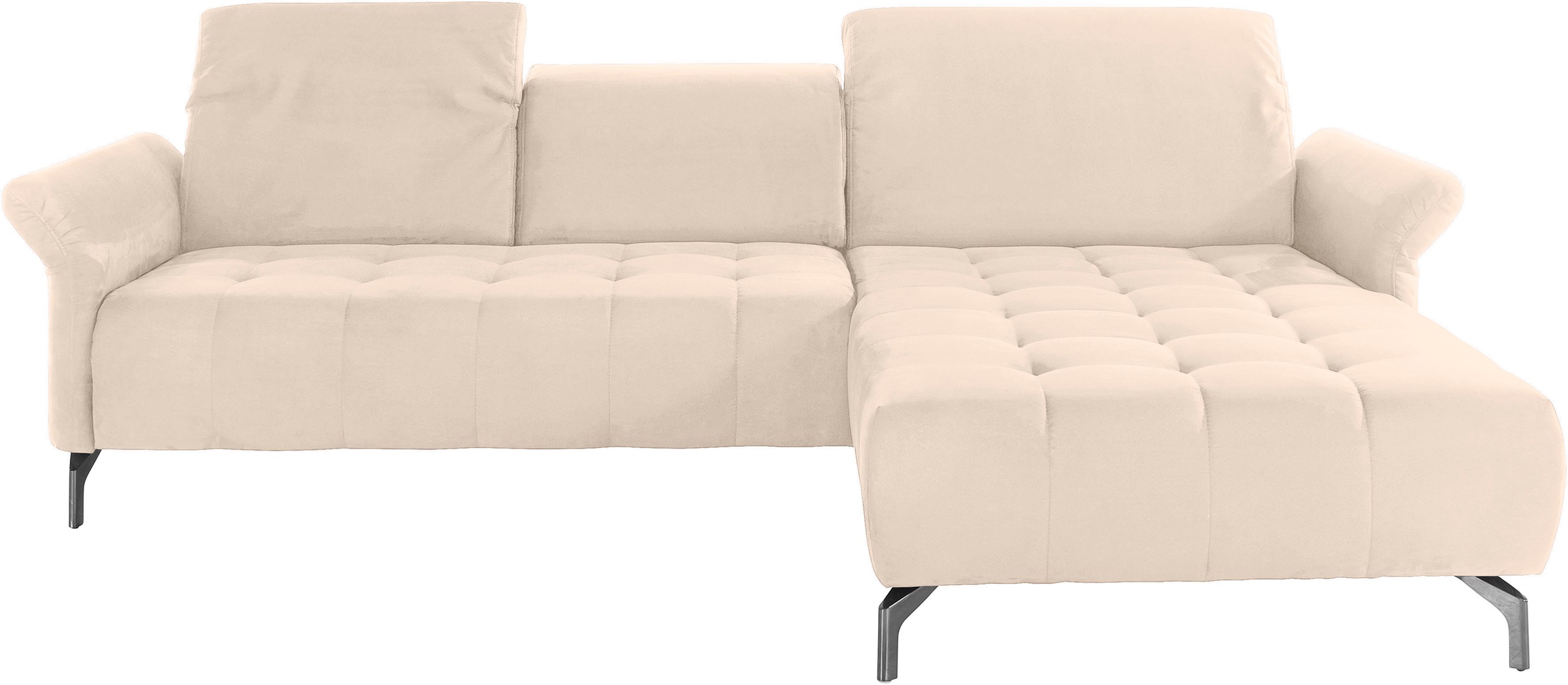 INOSIGN Ecksofa "Fresh L-Form", Federkern, wahlweise Kopfteilverstellung un günstig online kaufen