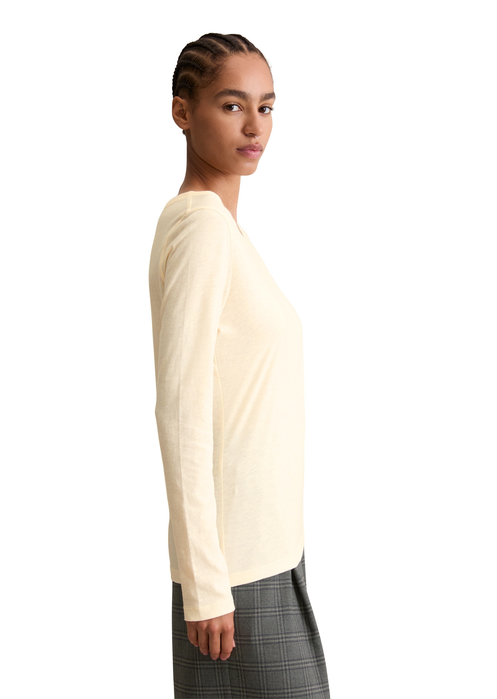 Marc O'Polo DENIM Langarmshirt »aus besonders weichem Slub-Jersey«