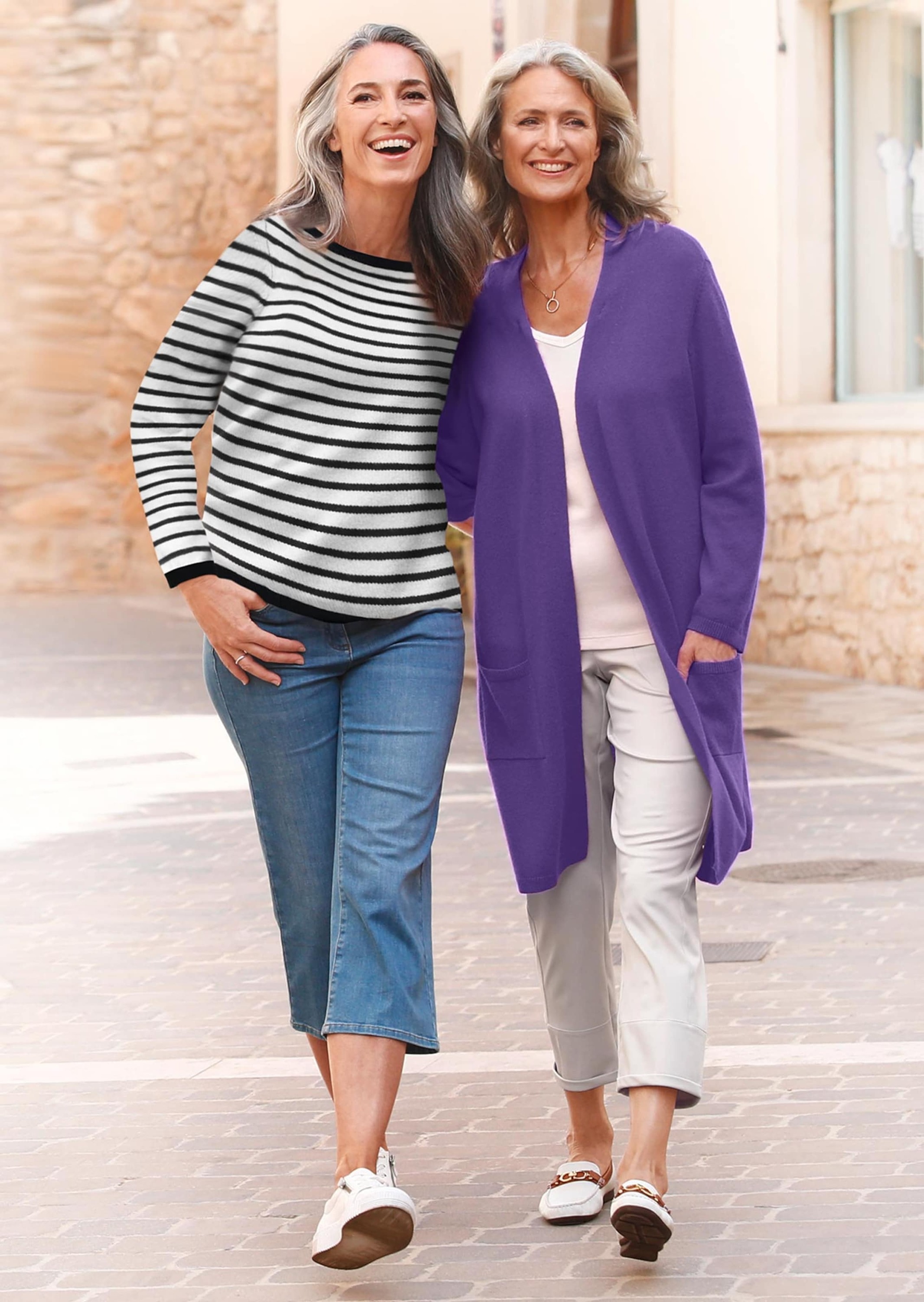 GOLDNER Strickpullover »Kaschmirpullover mit U-Boot Ausschnitt«