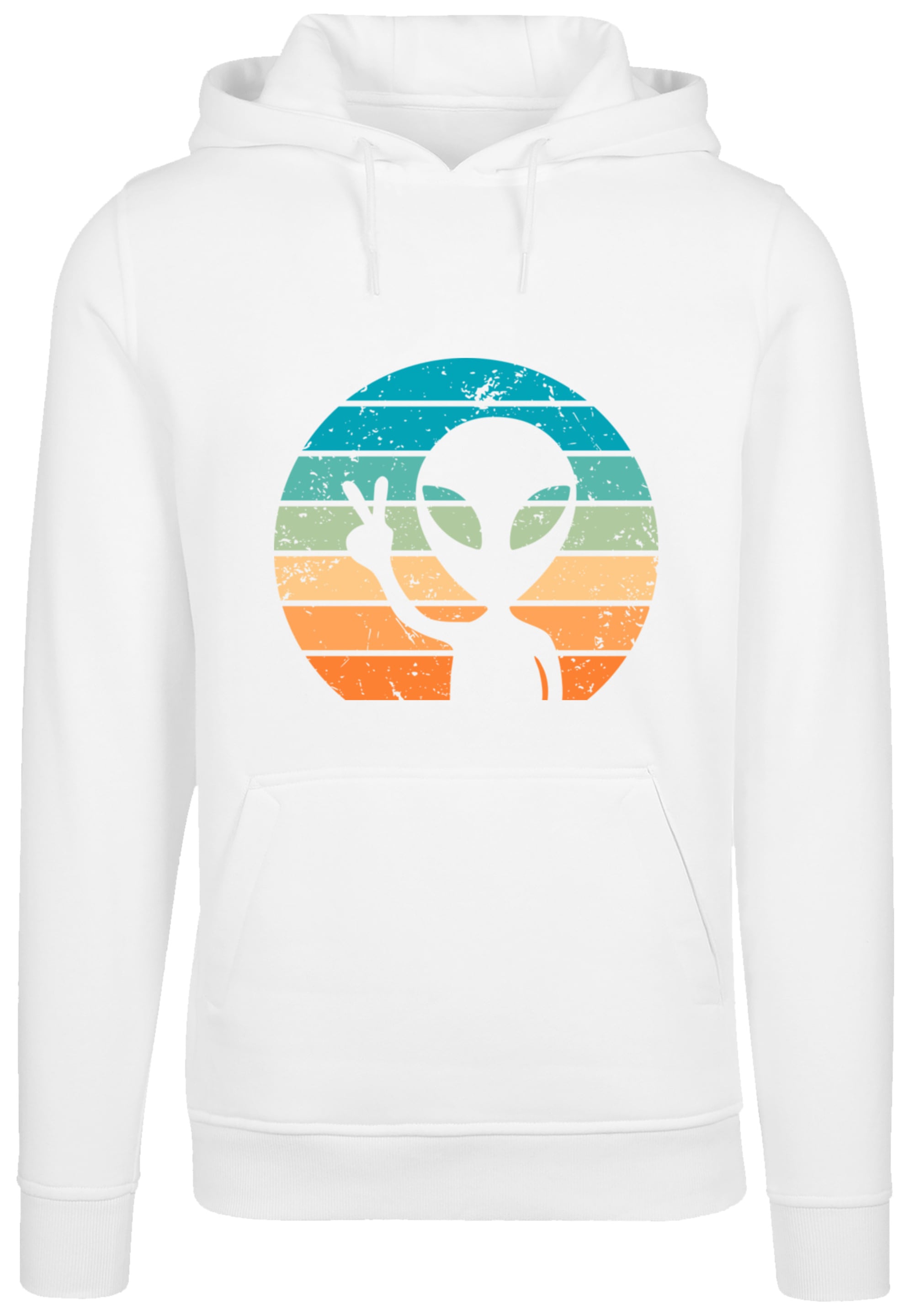 F4NT4STIC Kapuzenpullover »Alien Piece Sonnenuntergang« Premium Qualität