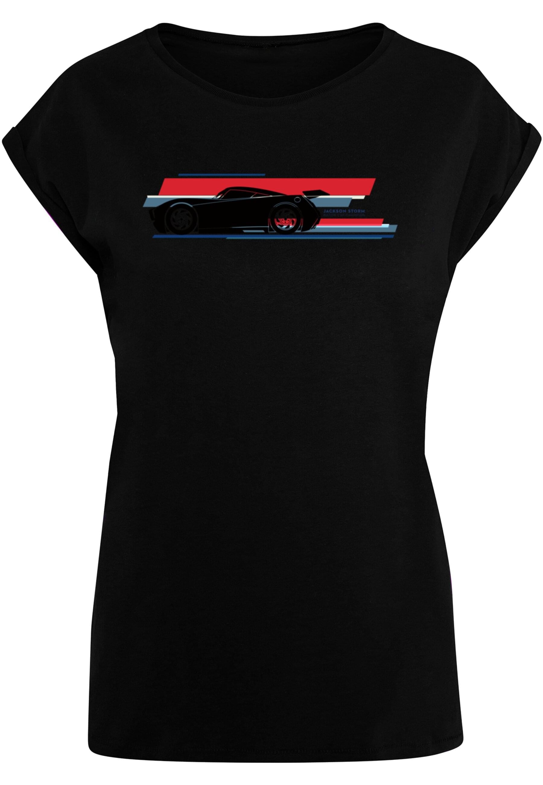 ABSOLUTE CULT T-Shirt »ABSOLUTE CULT Damen Ladies Cars - Jackson Storm Stripes T-Shirt«, (1 tlg.)