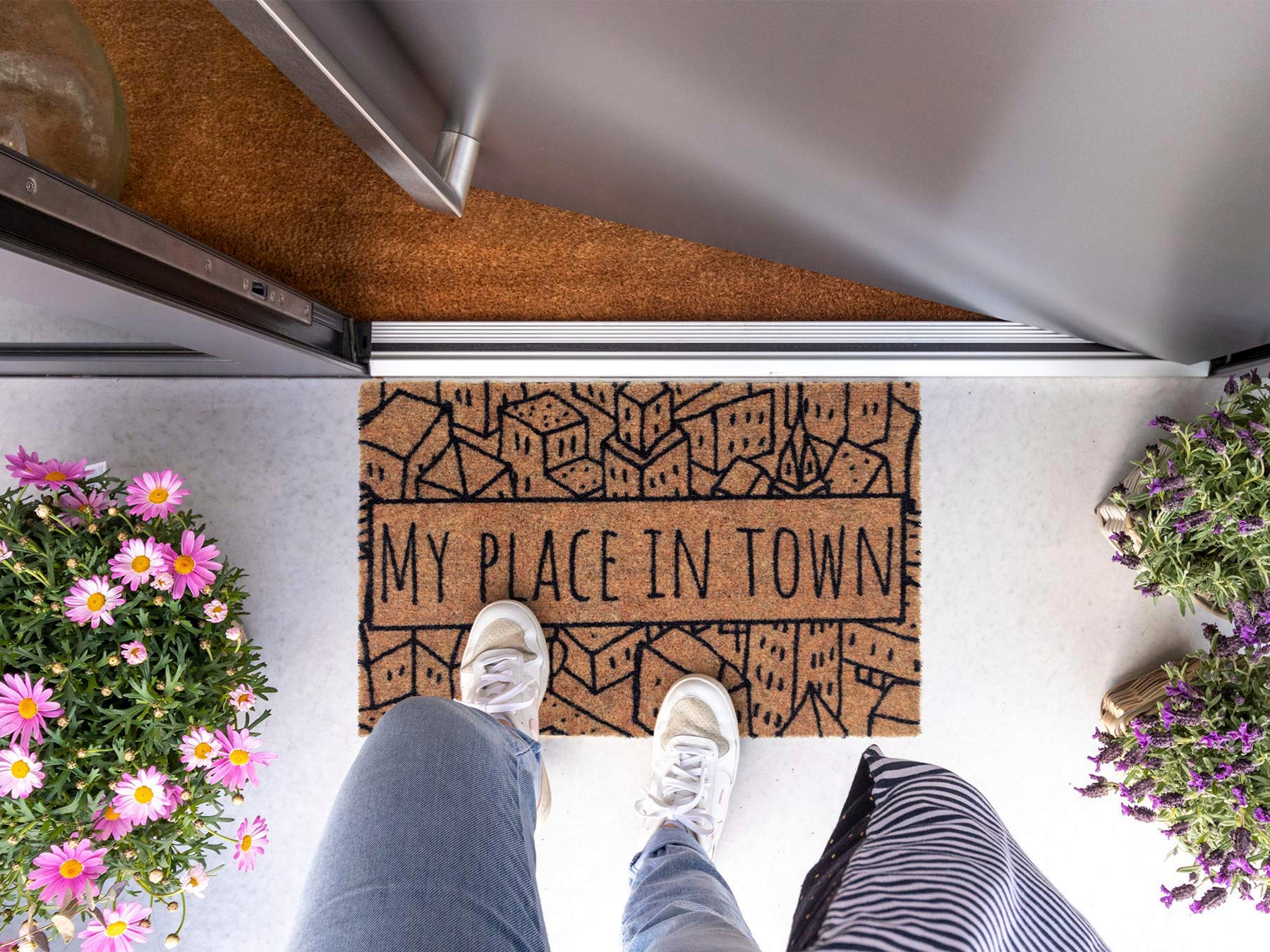 Primaflor-Ideen in Textil "Schmutzfangmatte COUNTRY, Place in Town" rechtec günstig online kaufen