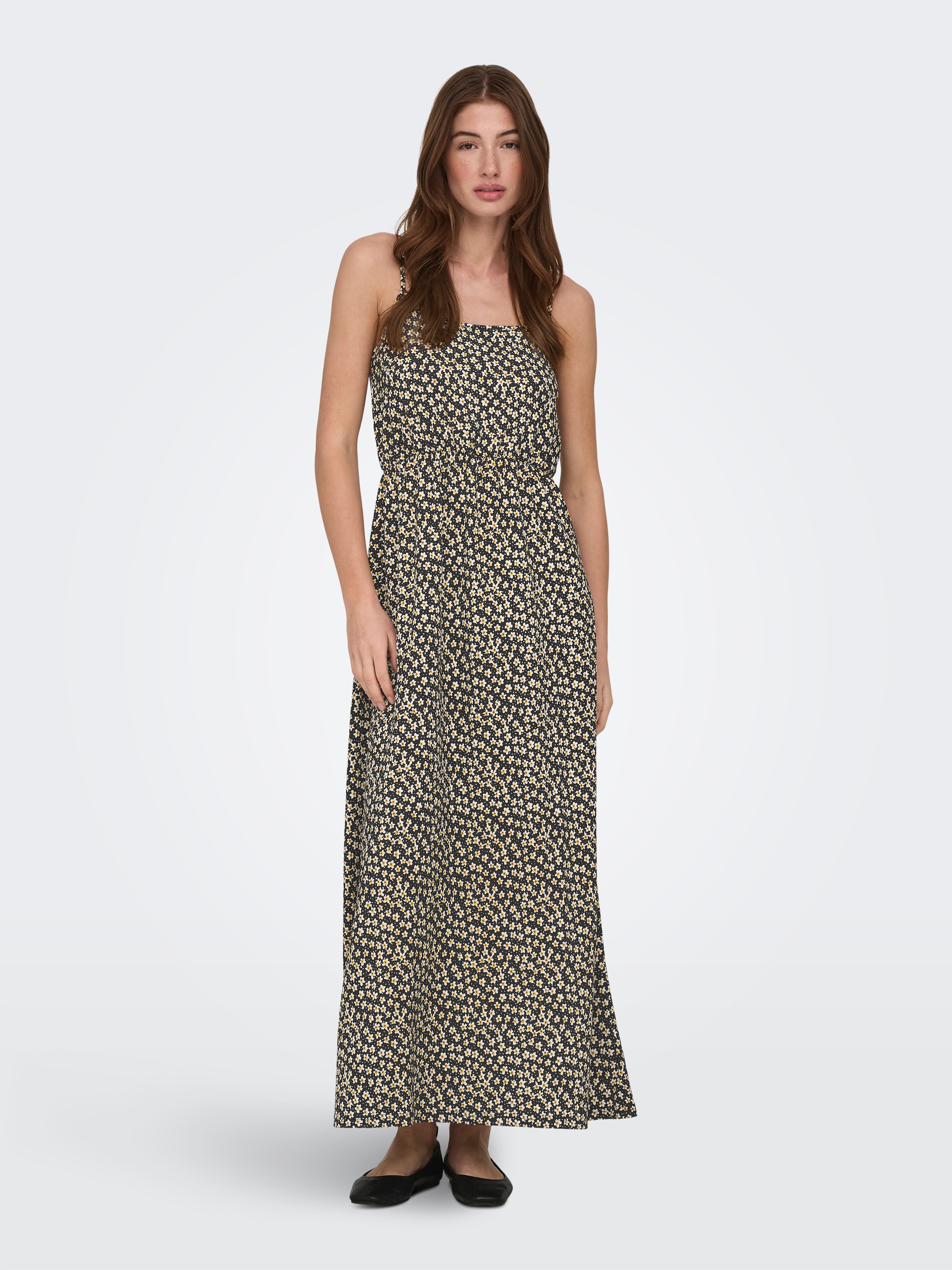 ONLY Maxikleid »ONLALTA S/L LONG STRAP DRESS PNT ZLO«