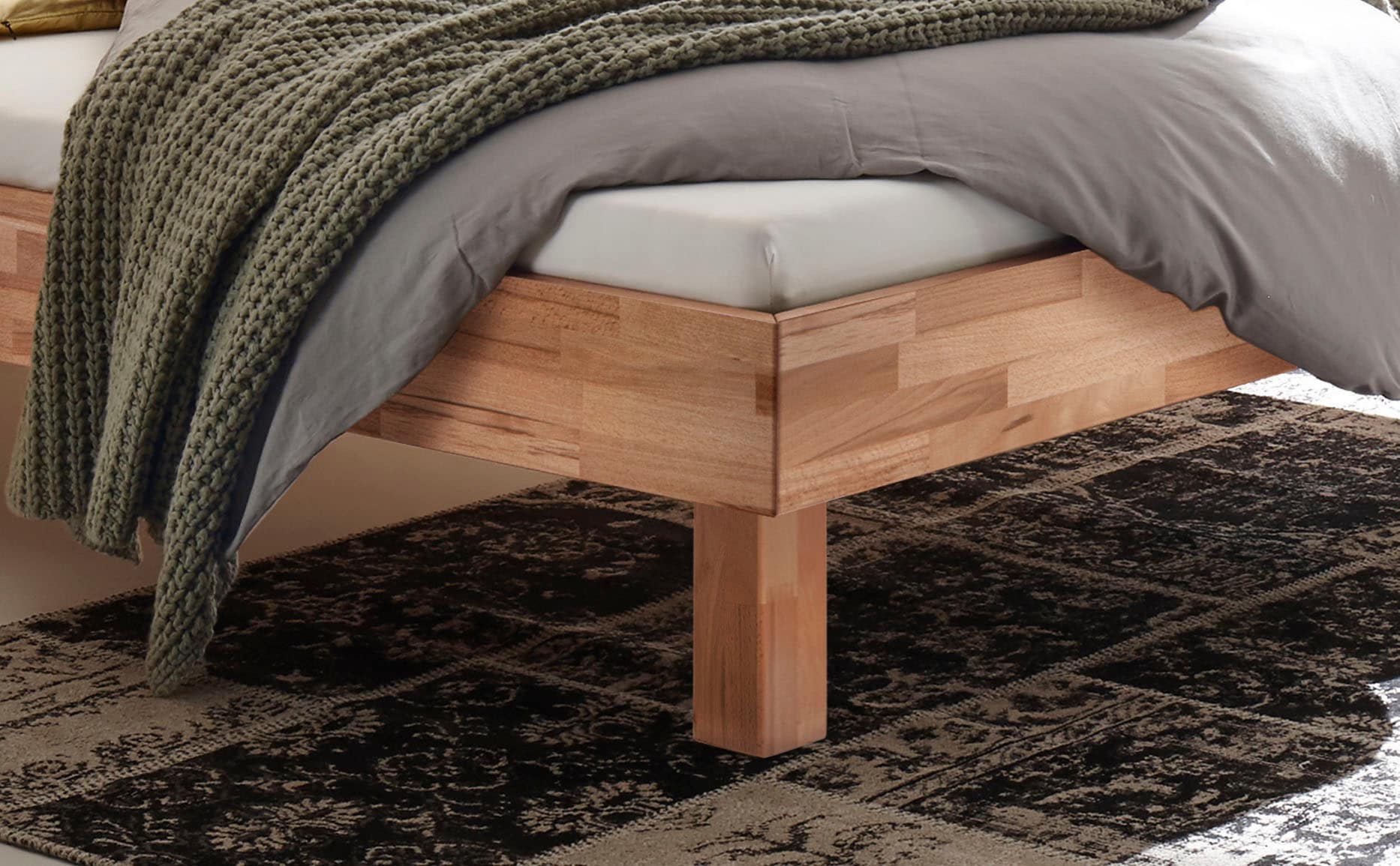 HASENA Holzbett »Prato« Fußhöhe 20 cm