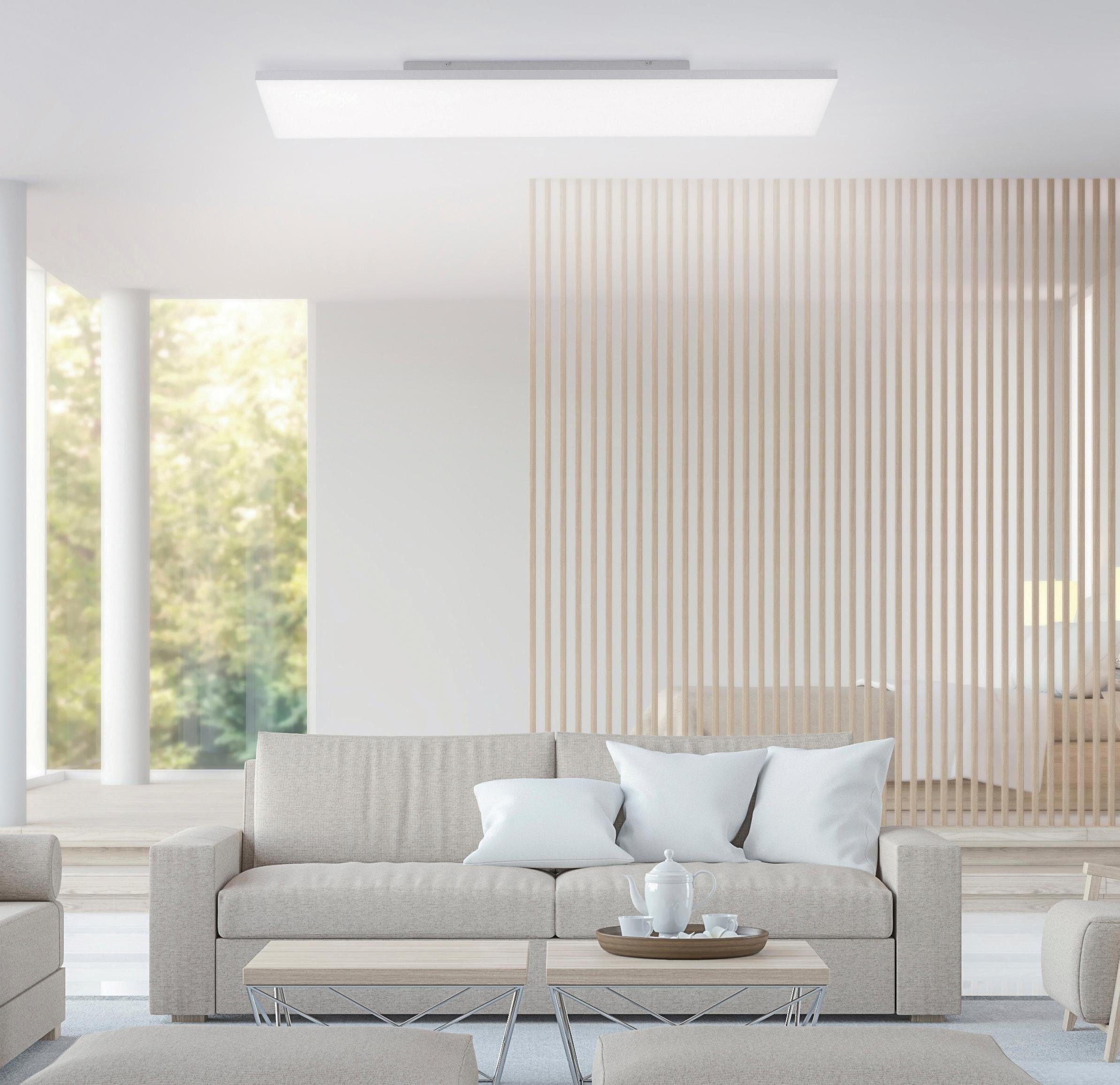 Paul Neuhaus Deckenleuchte »FRAMELESS«, 1 flammig, Leuchtmittel LED-Board | LED fest integriert, Farbwechselfunktion (RGB), rahmenlos, Dimmbar mit Fernbed.