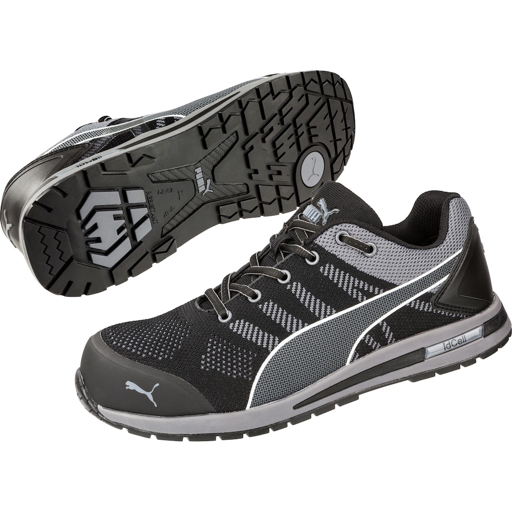 PUMA Safety Sicherheitsschuh »Elevate Knit Black«, S1P, SAFETY KNIT®, evercushion® BA+ Fußbett, DGUV 112-191, ESD