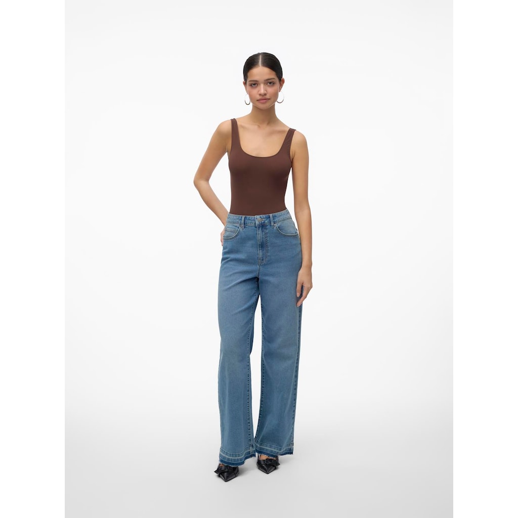 Vero Moda Weite Jeans »VMKATHY HR LOOSE WIDE FOLD DOWN J VI3371«