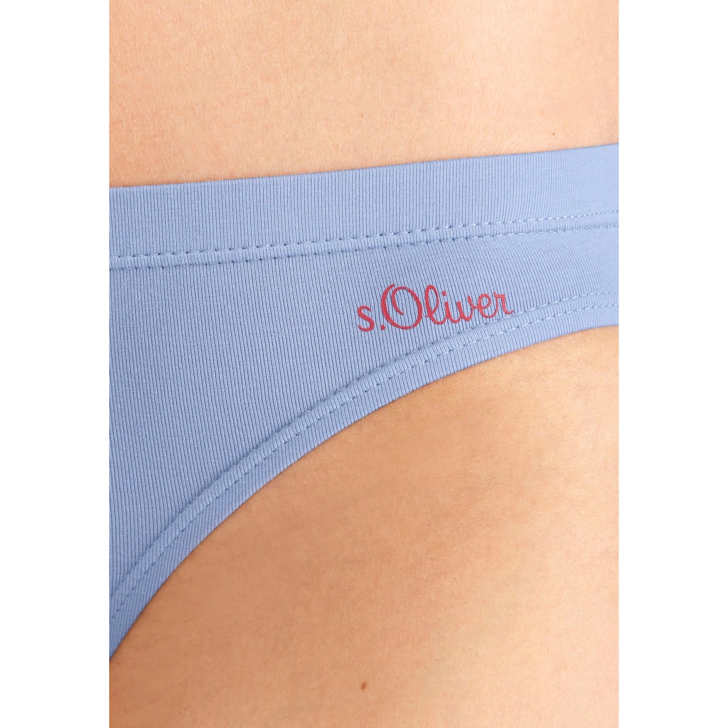 s.Oliver Bikinislip, (Packung, 3 St.)