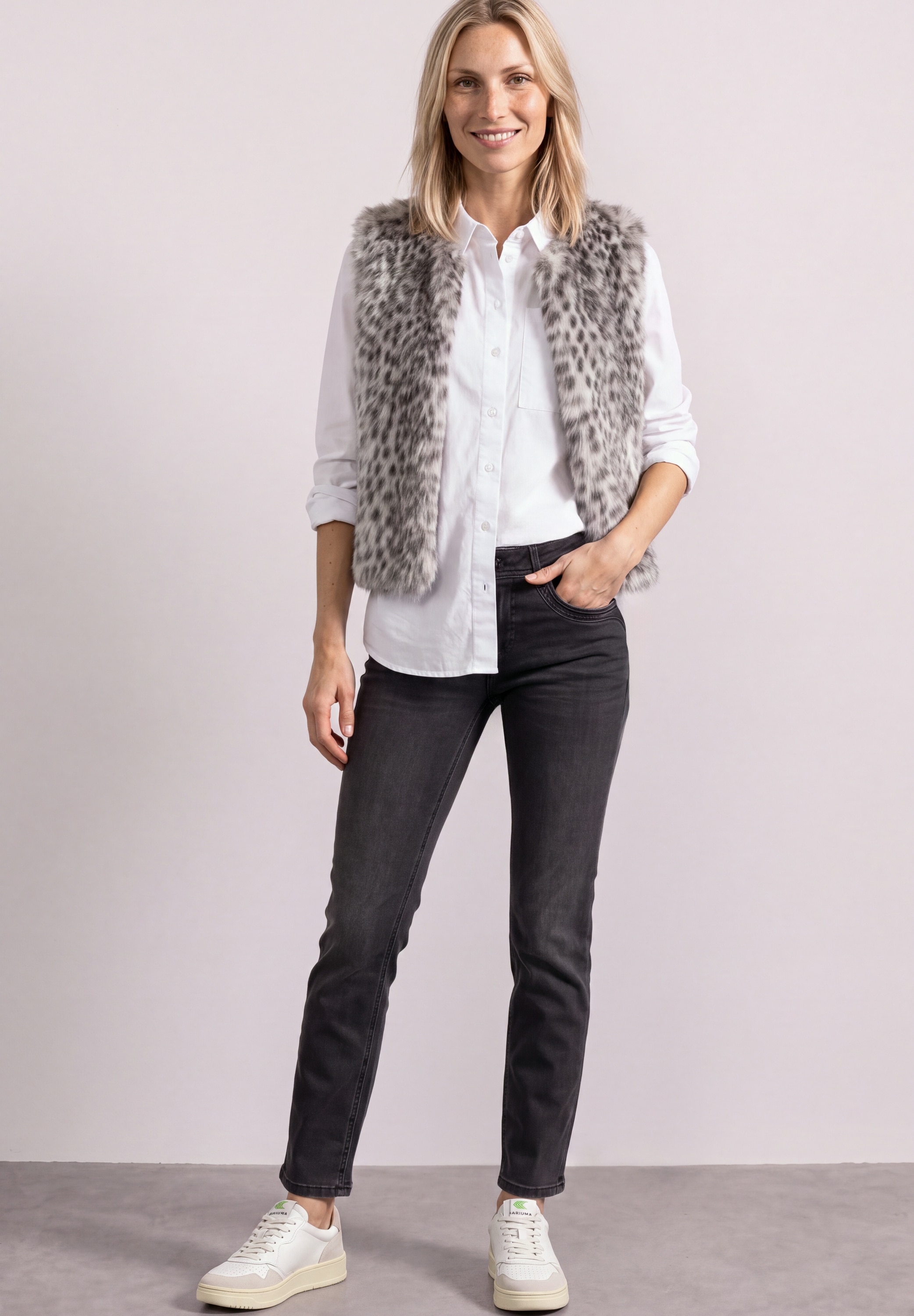 STREET ONE Slim-fit-Jeans 5-Pocket-Style