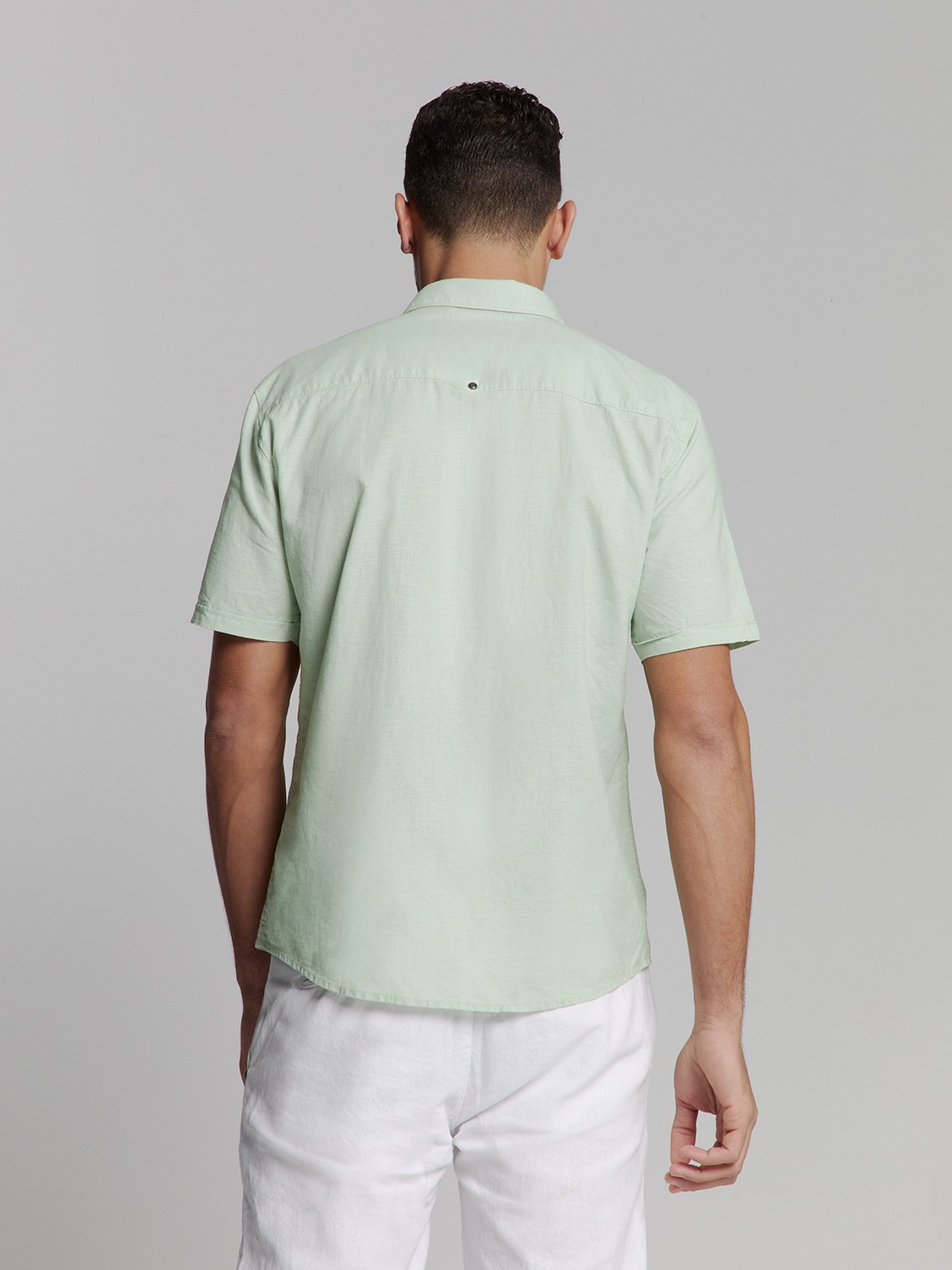 NO EXCESS Langarmhemd »No Excess Linnen shirt«