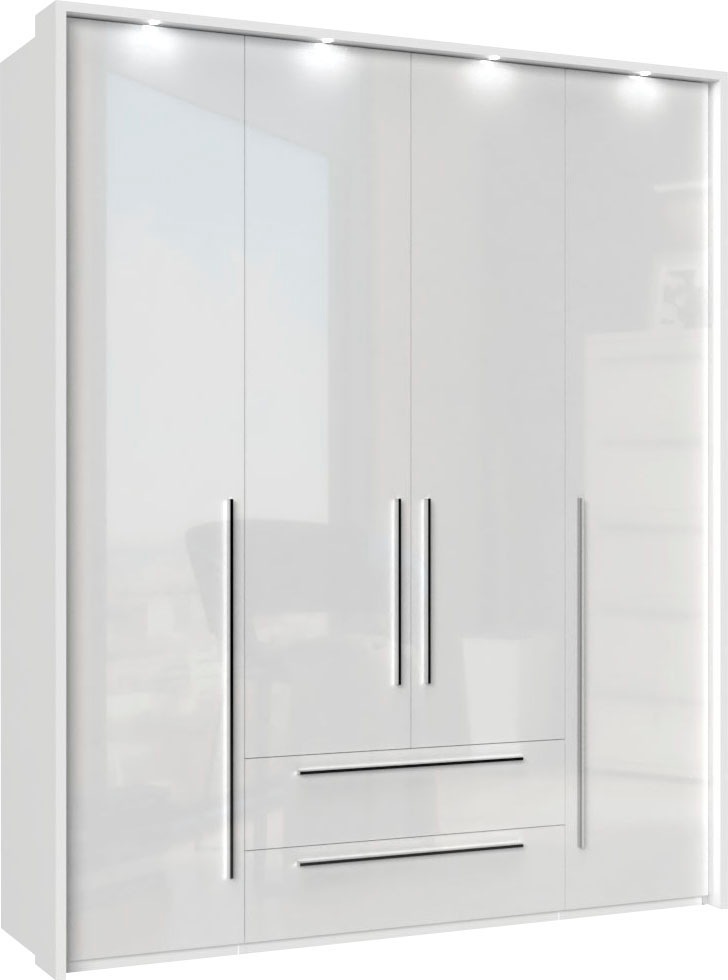 Places of Style Drehtürenschrank "Piano, inklusive Rahmen und Beleuchtung, günstig online kaufen