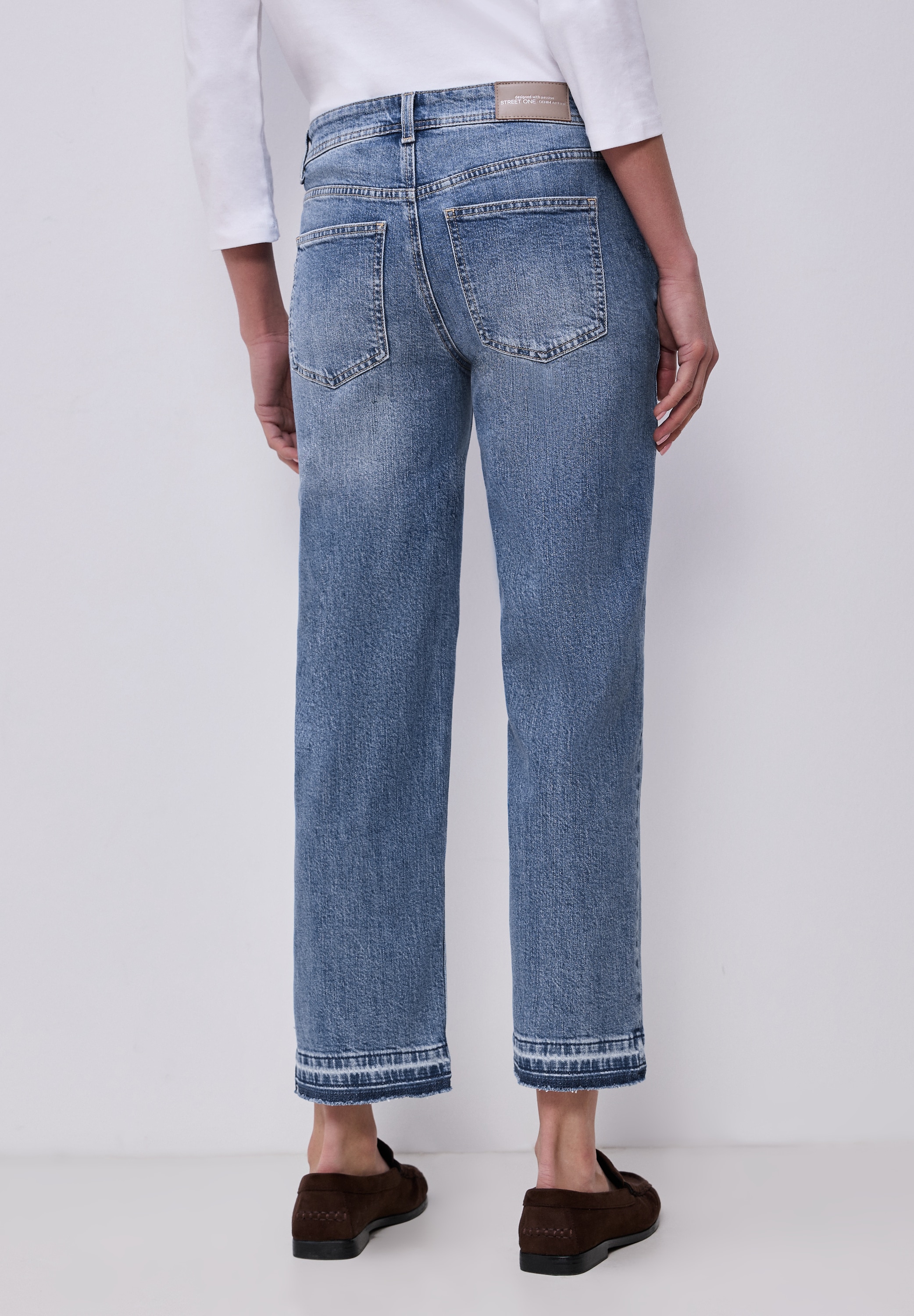 STREET ONE Comfort-fit-Jeans aus Baumwolle mit Stretchanteil