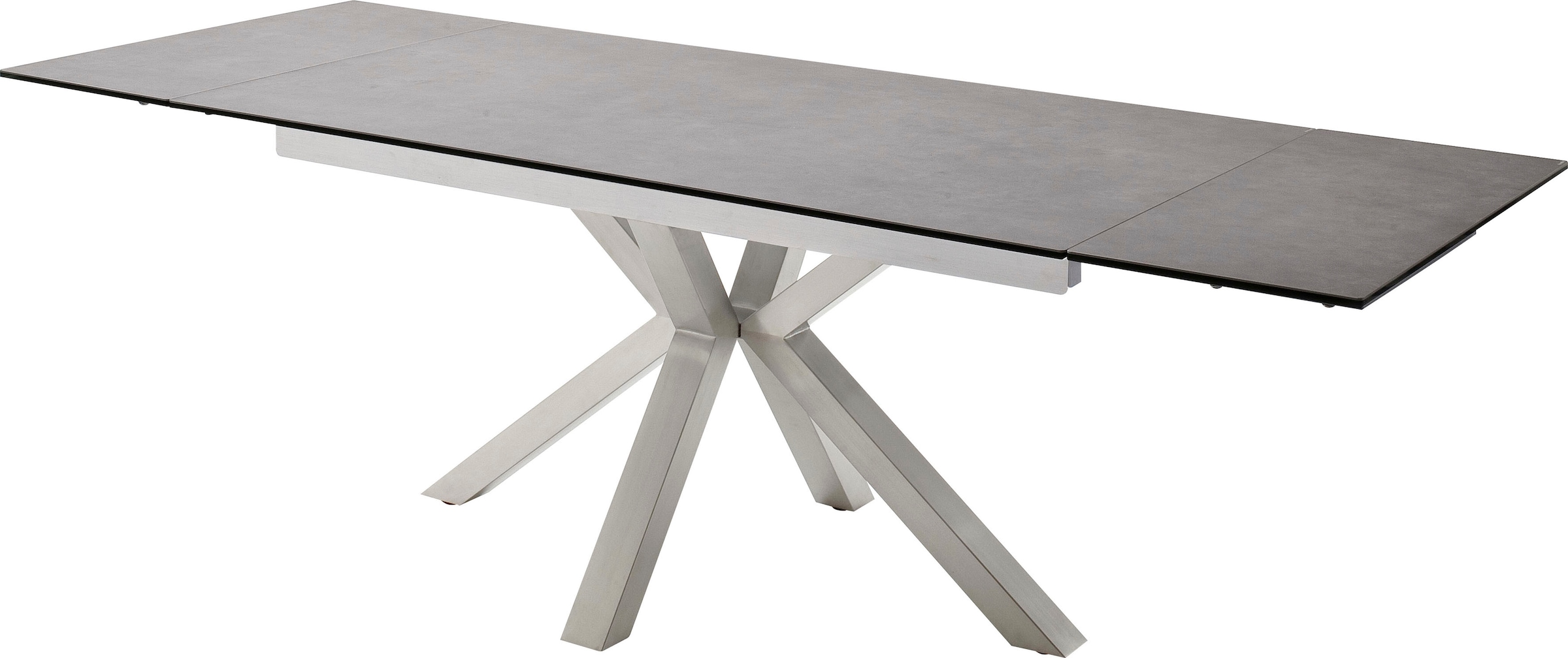 MCA furniture Esstisch »Nagano«, Esstisch Glas-Keramik mit Stirnauszug