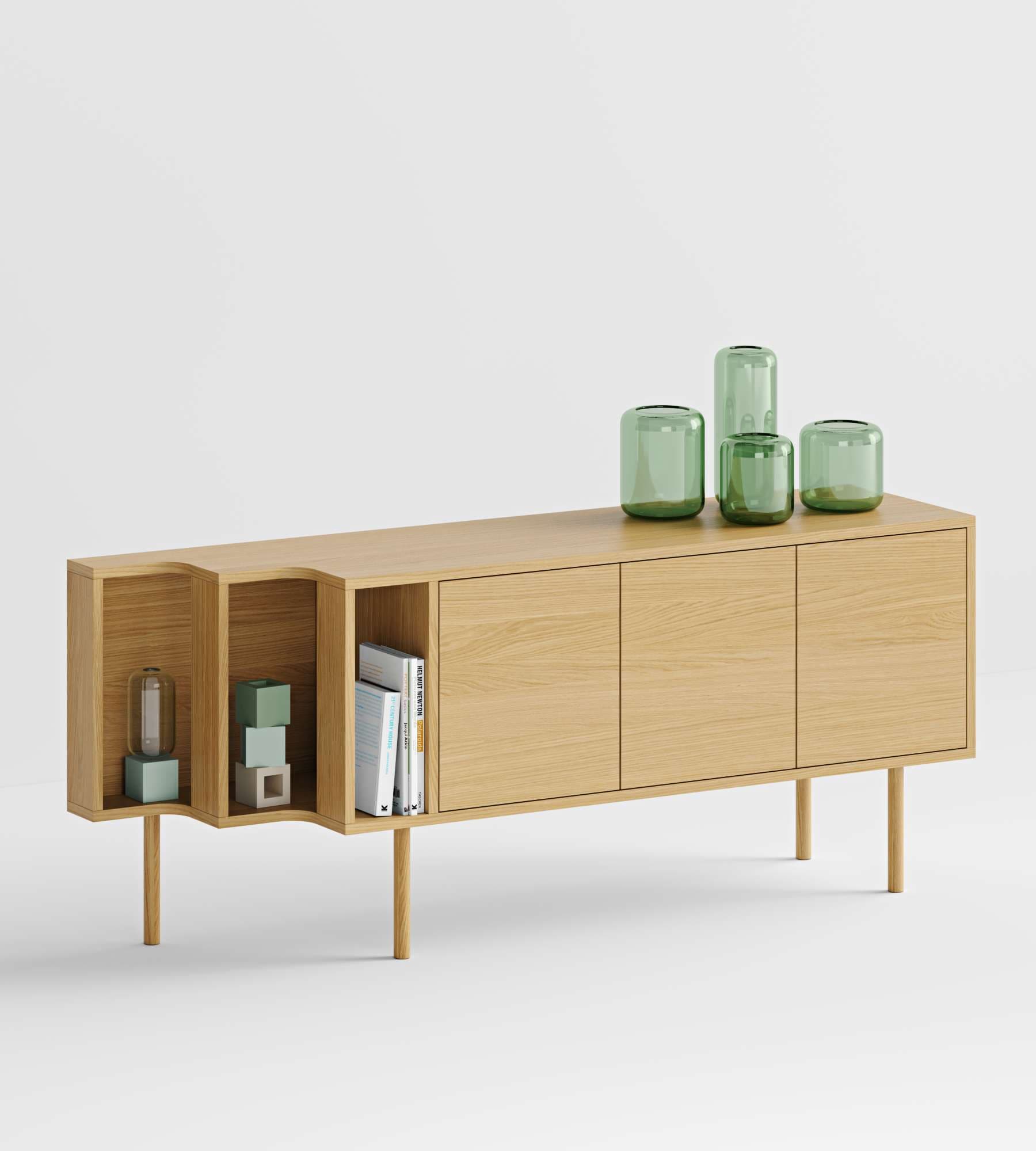Woodman Sideboard "Shift" mit Echtholzfurnier aus Eiche, Breite 189 cm, mit günstig online kaufen