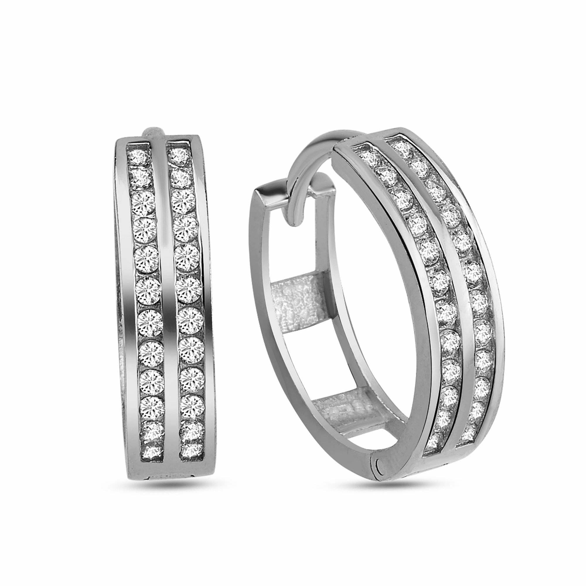 Sterling Paar dKeniz Silber BAUR Pave« bestellen »925/- | Creolen