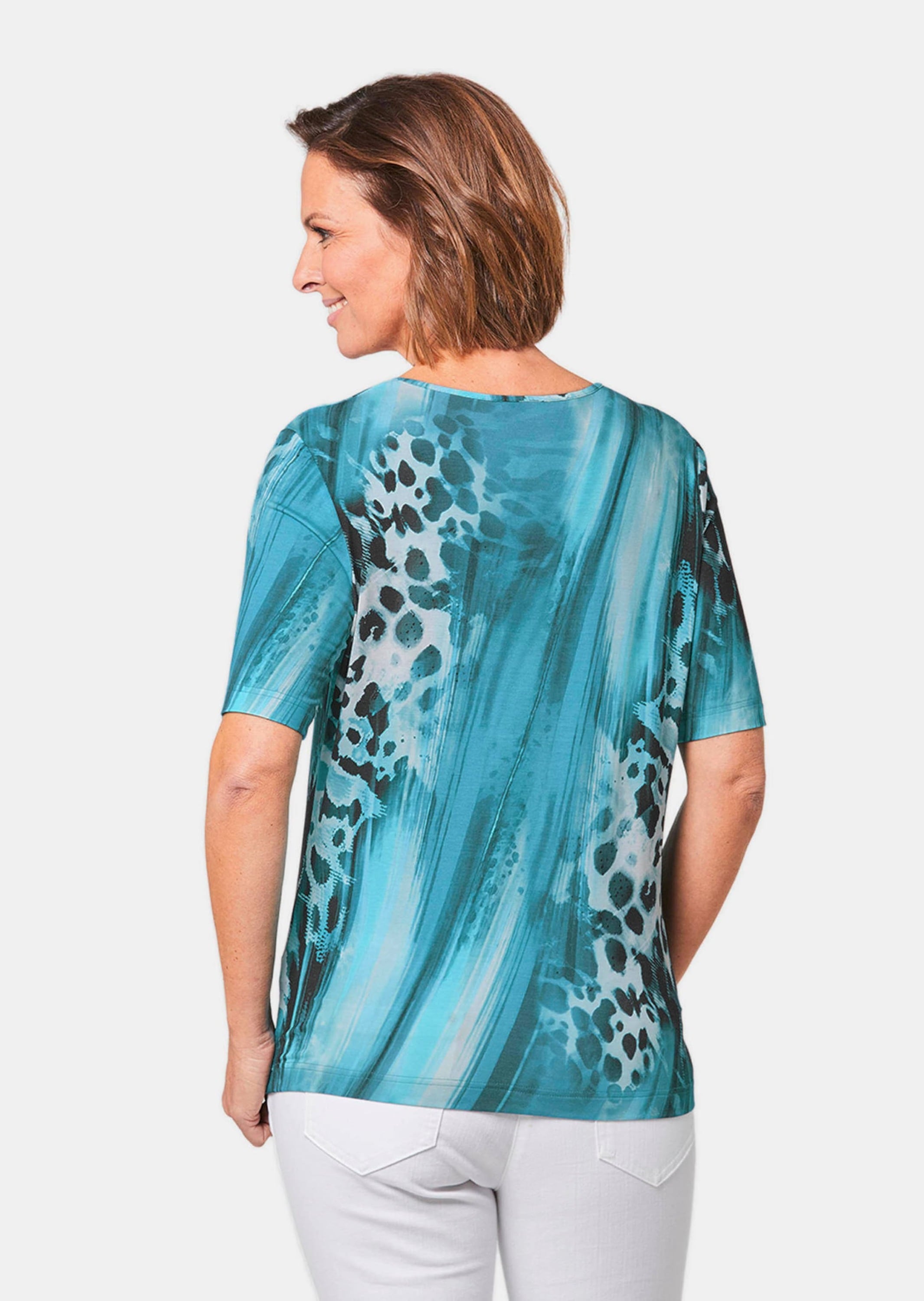 GOLDNER Print-Shirt »Druckshirt Bequemes Druckshirt im Mustermix«