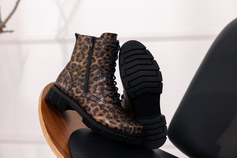 Thumbnail - Remonte Schnürstiefelette Schnürboots, Stiefelette, Profilsohle, mit Glitzer-Schnürsenkel