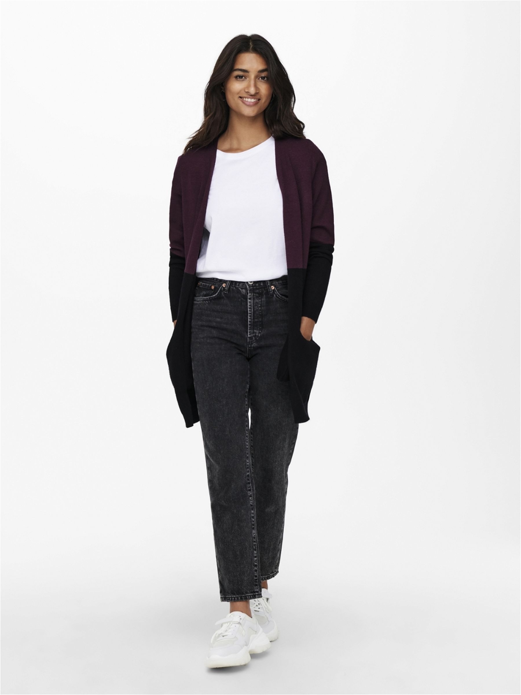 Thumbnail - ONLY Longstrickjacke "ONLQUEEN L/S LONG CARDIGAN KNT NOOS"