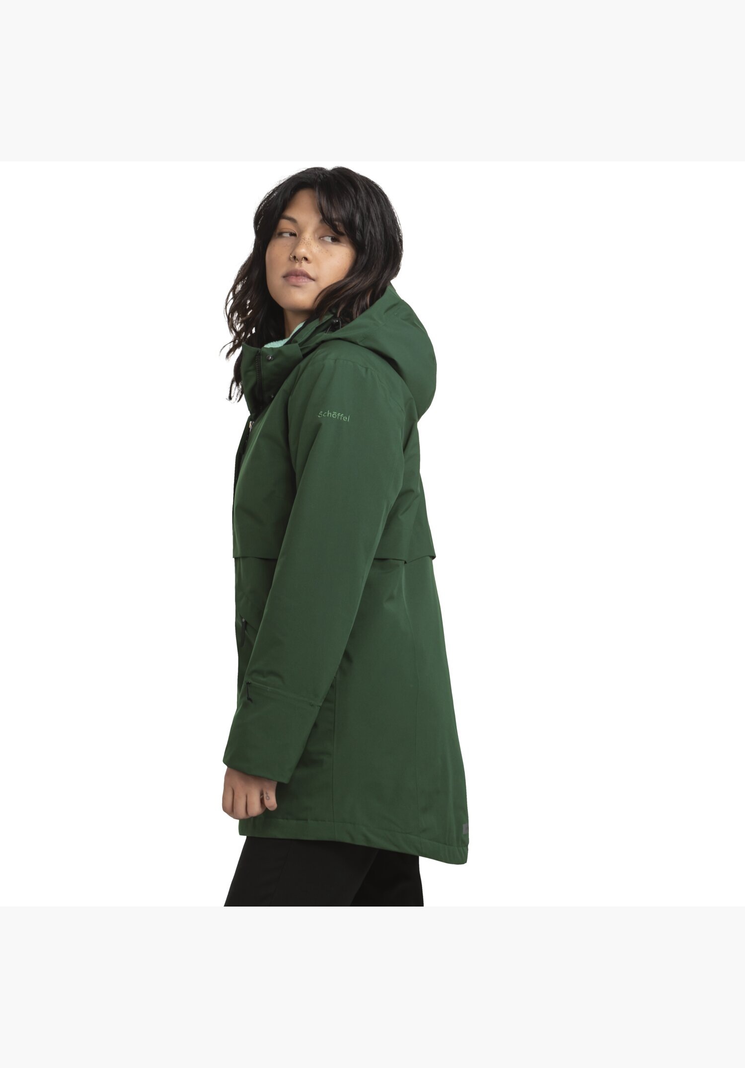 Schöffel Parka »Ins Parka Style Malkay WMS« mit Kapuze Wärmend, winddicht, wasserdicht, Übergangsjacke