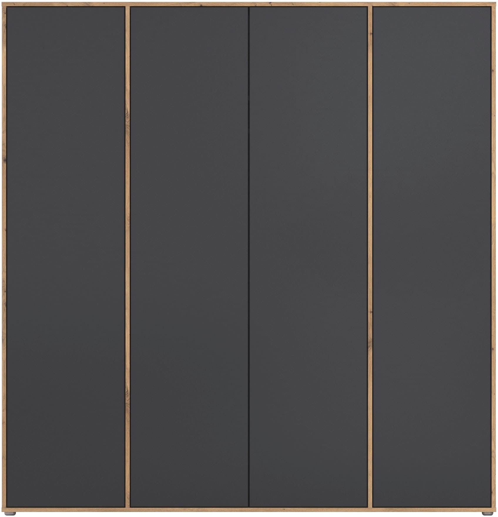 rauch Drehtürenschrank »Kleiderschrank Schrank Garderobe Wäscheschrank NABILA viel Stauraum«, (in 3 verschiedenen Ausstattungen BASIC/CLASSIC/PREMIUM), in 2 Breiten mit Push-to-Open Funktion TOPSELLER MADE IN GERMANY