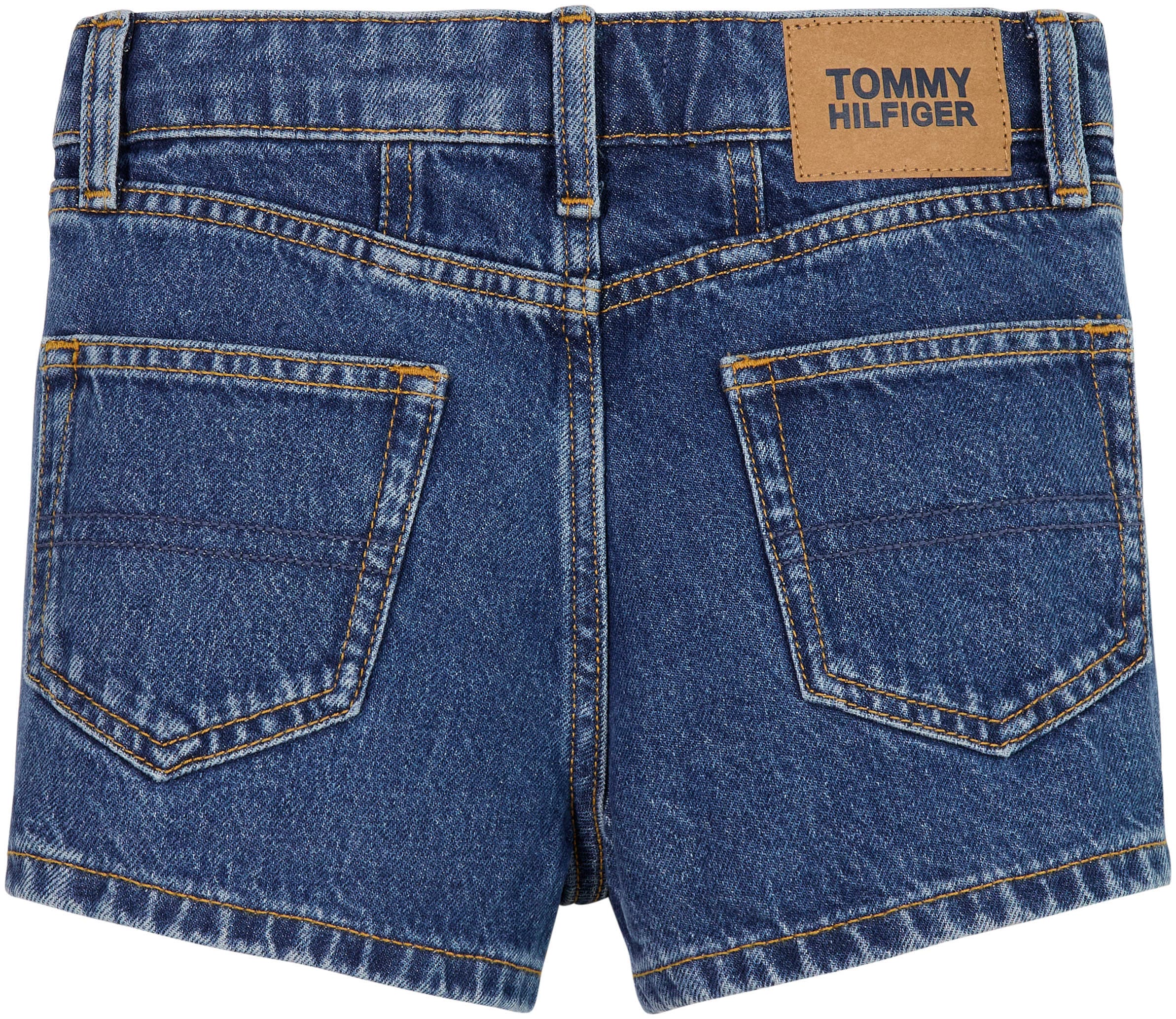 Tommy Shorts Badge Logo- bestellen Hilfger BAUR Hilfiger SHORTS«, online Tommy MID »GIRLFRIEND | mit BLUE