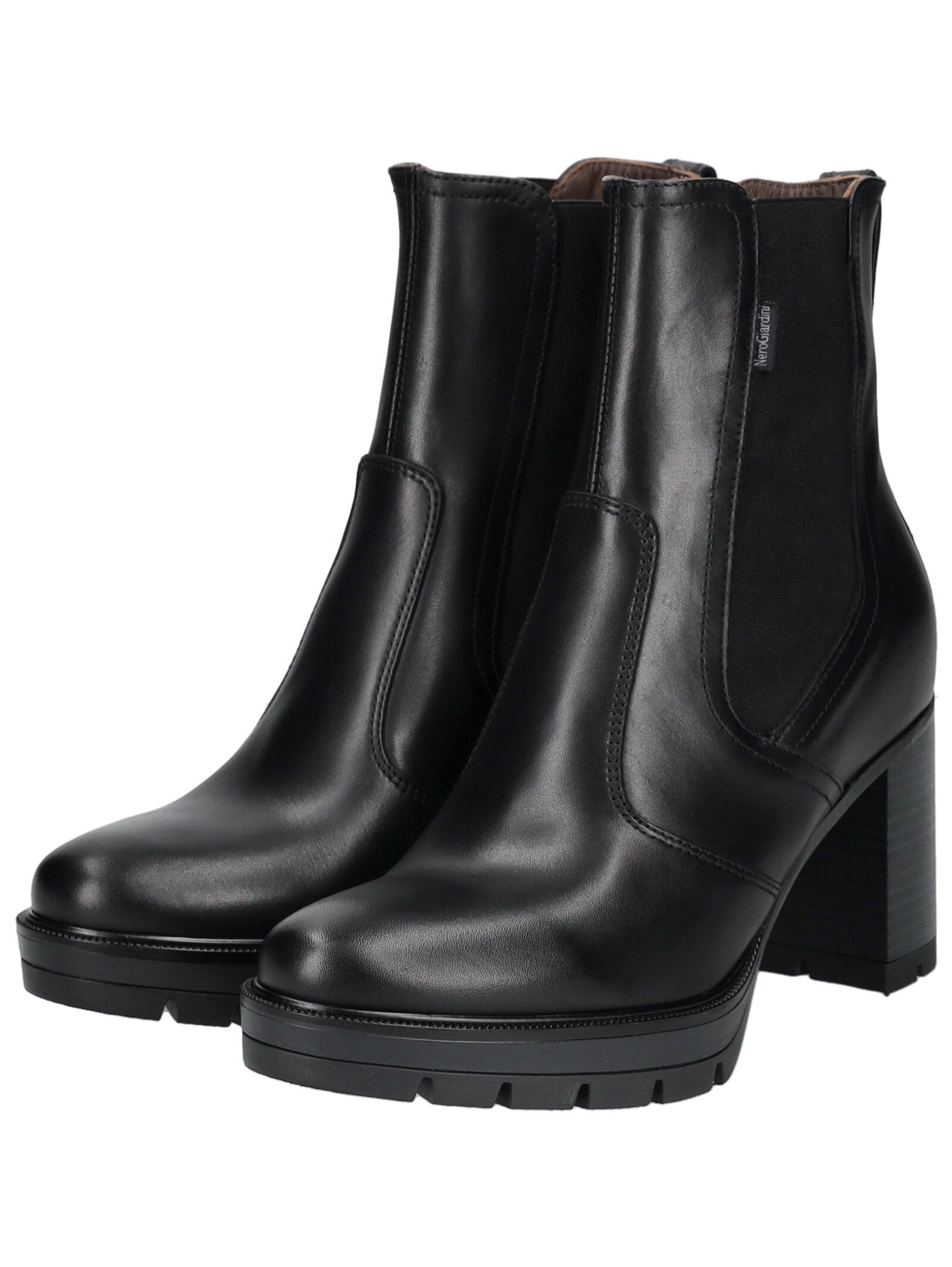Nero Giardini High-Heel-Stiefelette »Nero Giardini Stiefelette Leder/Textil«