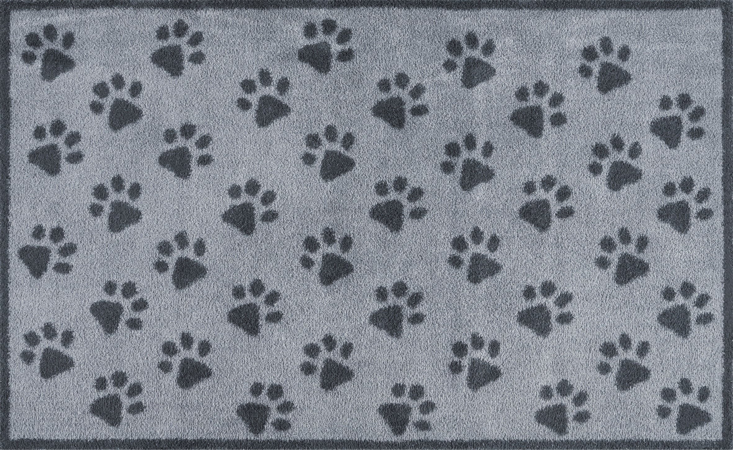 Turtle Mat Teppich "Paws Grey" rechteckig 9 mm Höhe günstig online kaufen