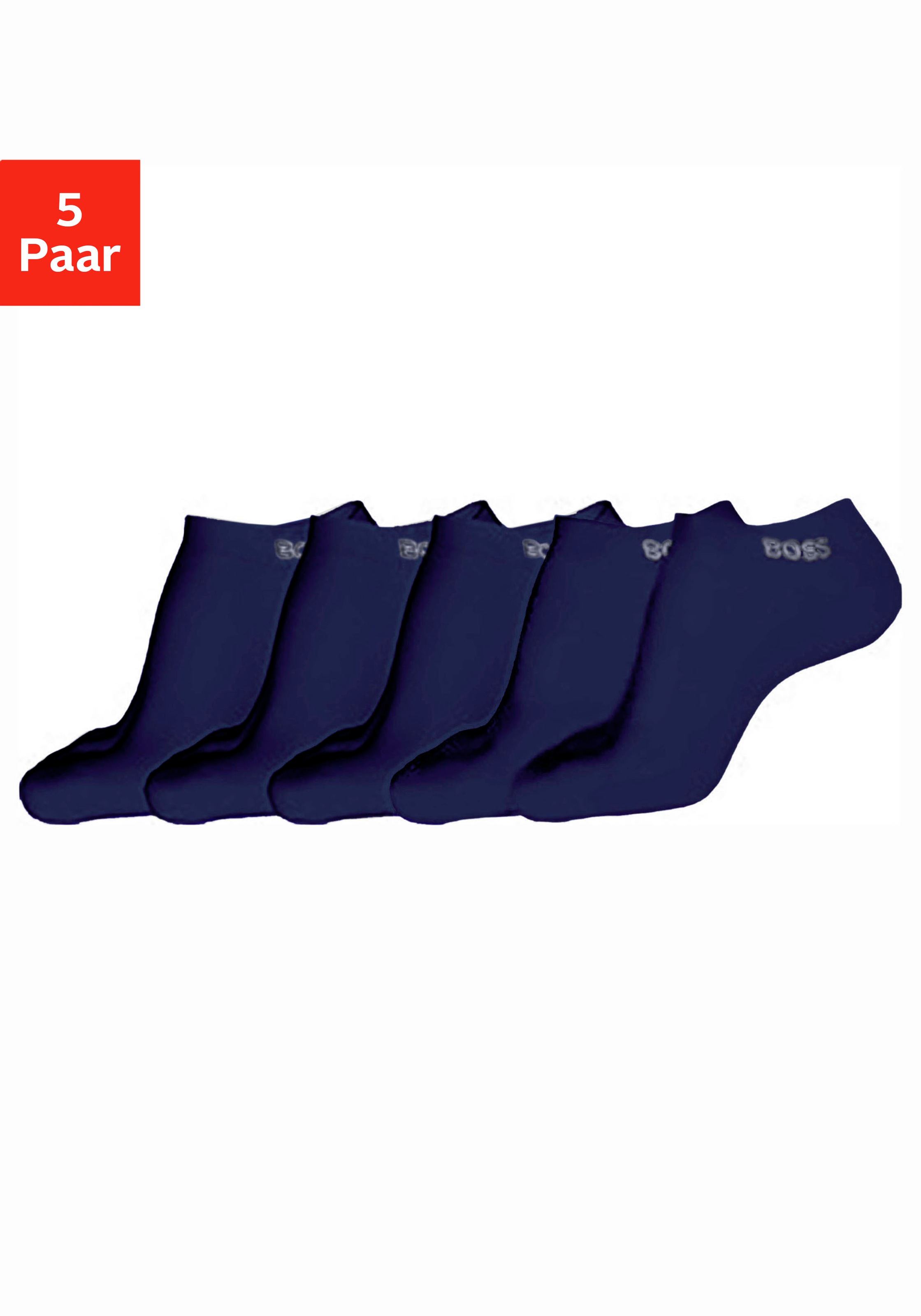 BOSS Sneakersocken "5P AS Uni Color CC", (Packung, 5 Paar, 5er), im sportiv günstig online kaufen