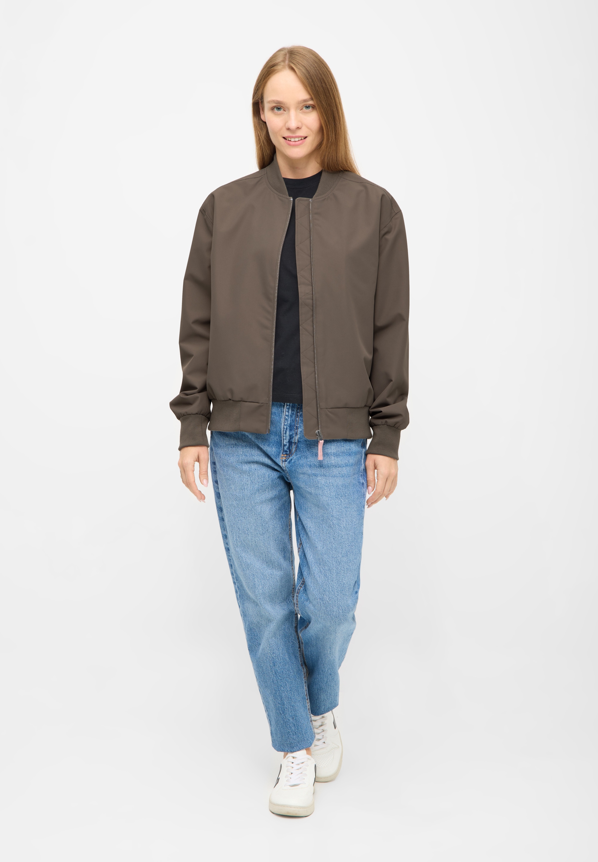 Derbe Blouson »Blousby« Tier-Print, wasserabweisend, winddicht, Kapuze