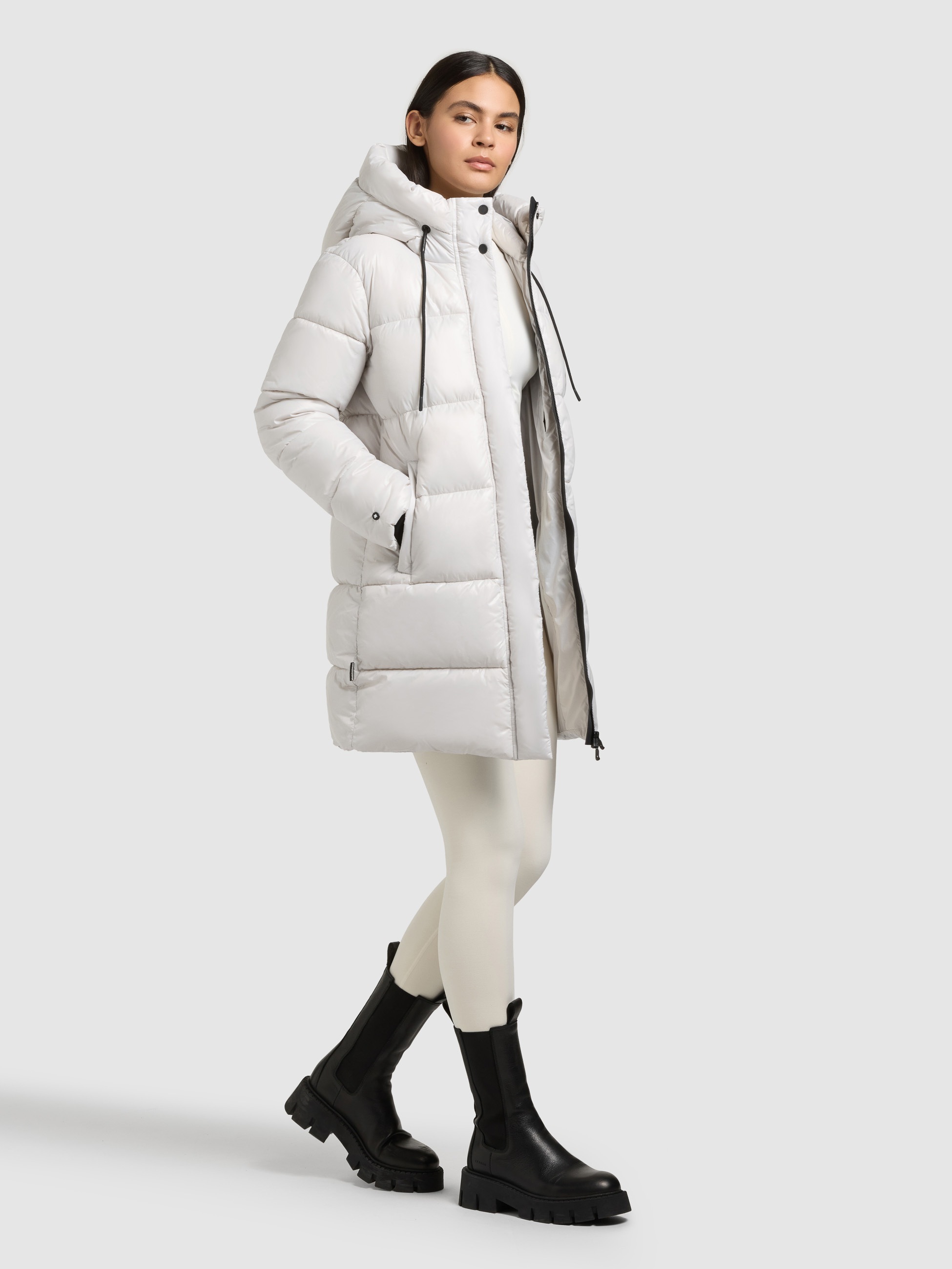 khujo Steppjacke »JANOU« mit Kapuze