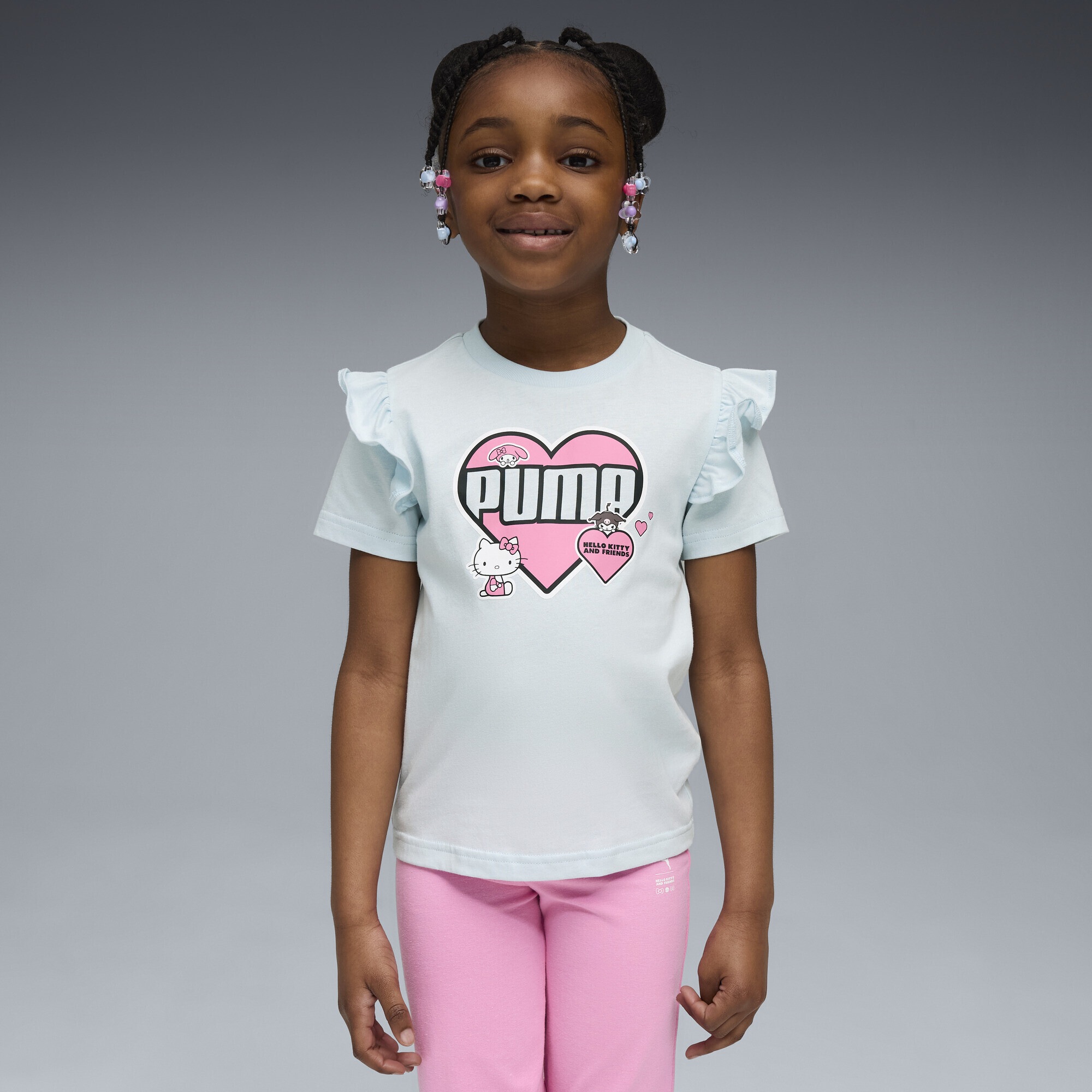 PUMA T-Shirt »PUMA x HELLO KITTY AND FRIENDS Ruffle T-Shirt Mädchen«