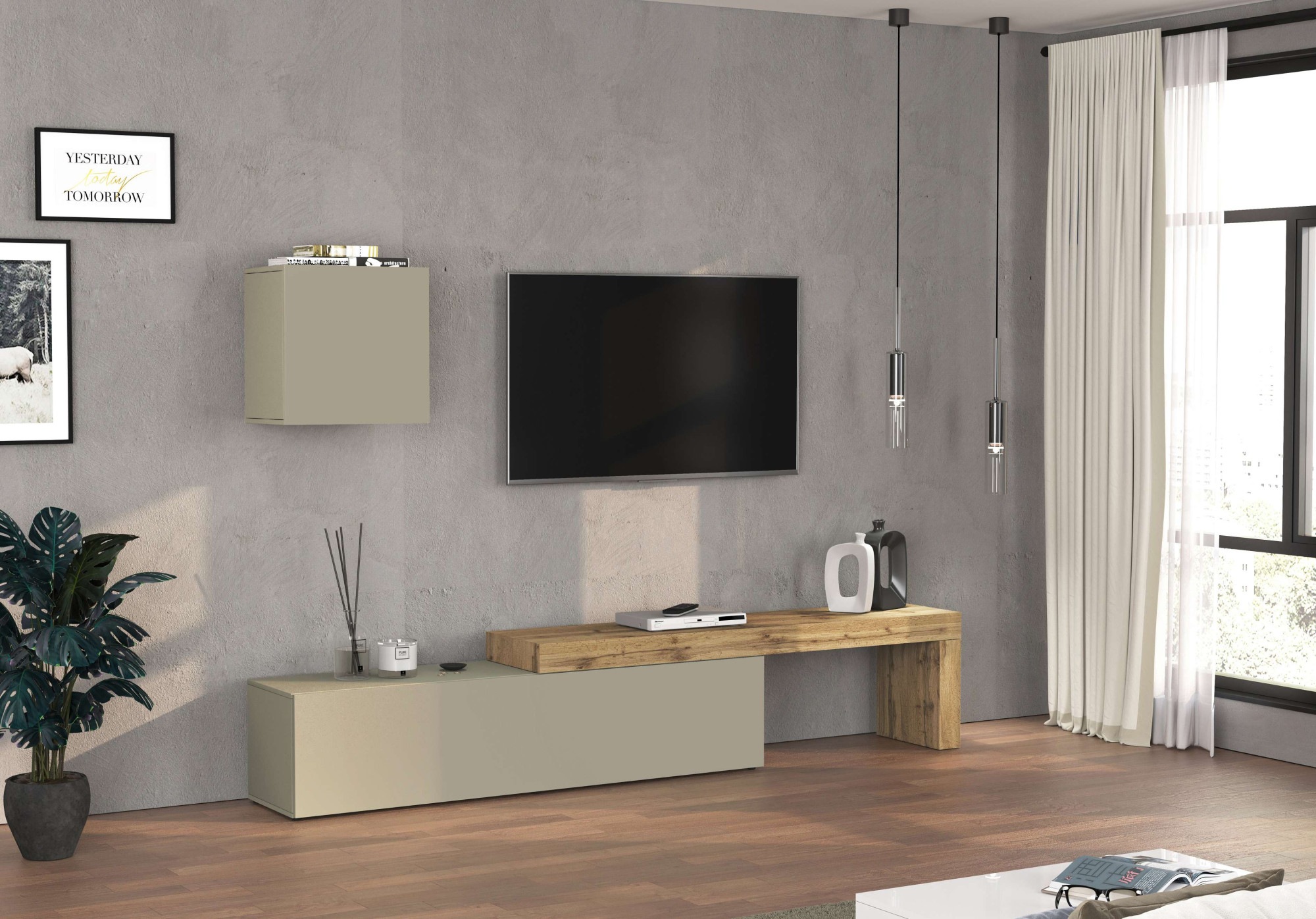 OTTO home TV-Wand "Chronos TV-Set, Wohnwand – Elemente frei platzierbar, Ma günstig online kaufen