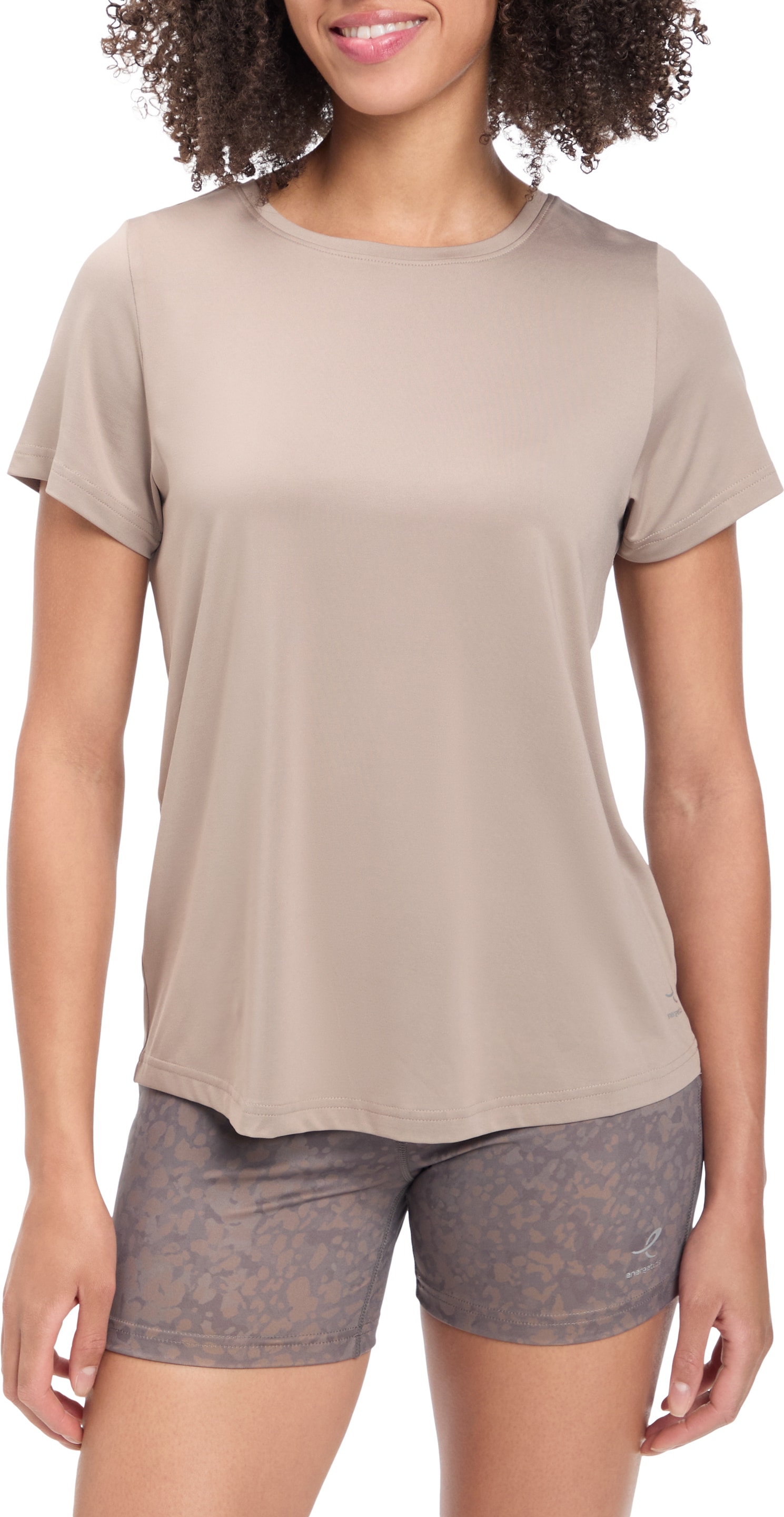 Energetics T-Shirt "DA.-T-SHIRT GIANNA SHORT SLEEVE W" mit längerem Schnitt hinten, aus Jersey, Loose Fit