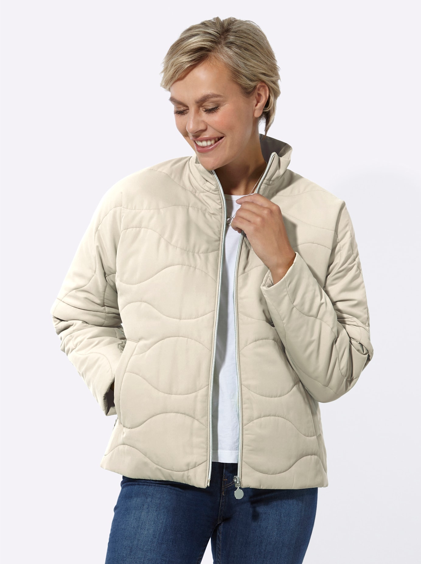 Classic Basics Steppjacke, ohne Kapuze