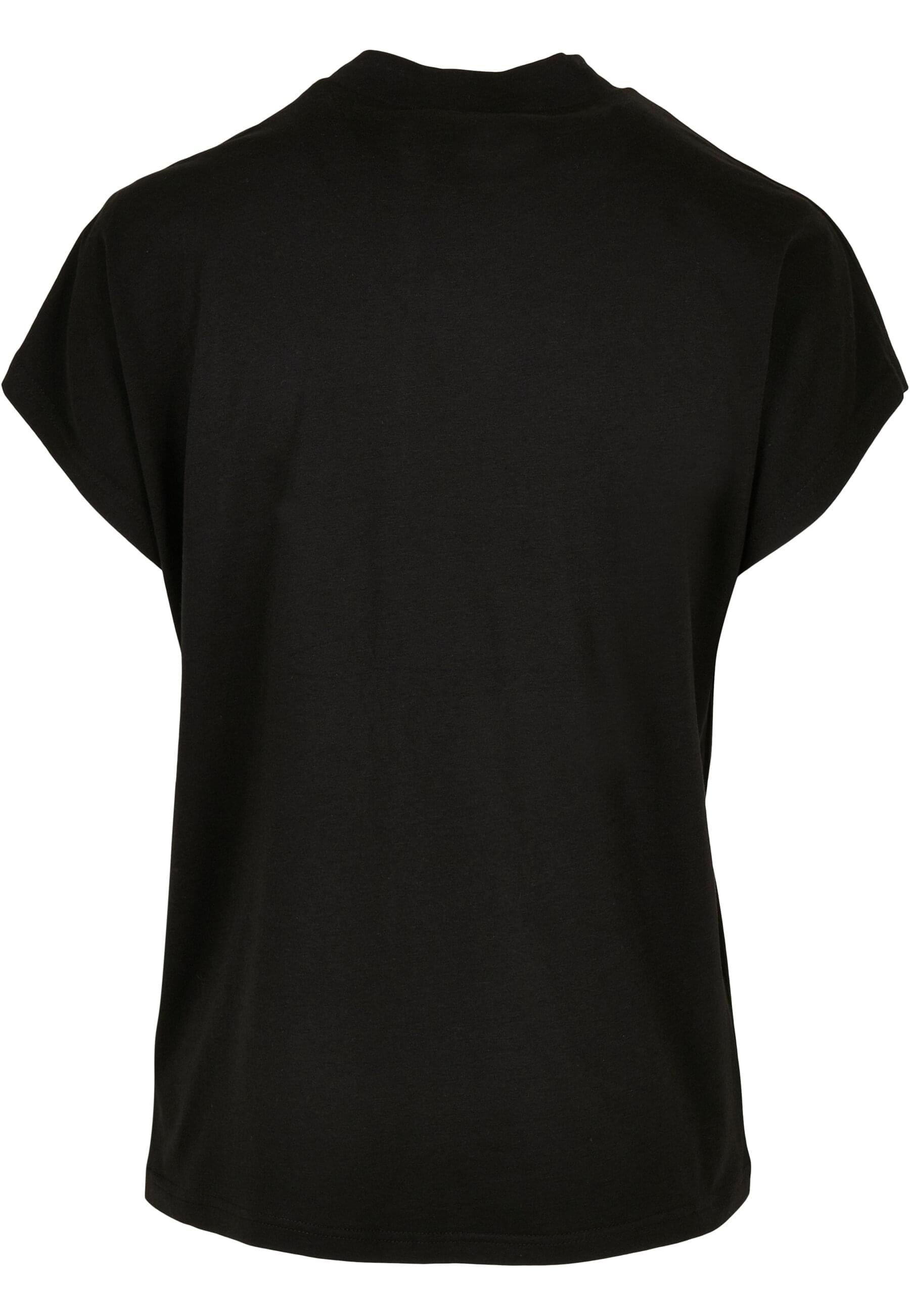 URBAN CLASSICS Kurzarmshirt »Urban Classics Damen Ladies Oversized Cut On Sleeve Viscose Tee«, (1 tlg.)