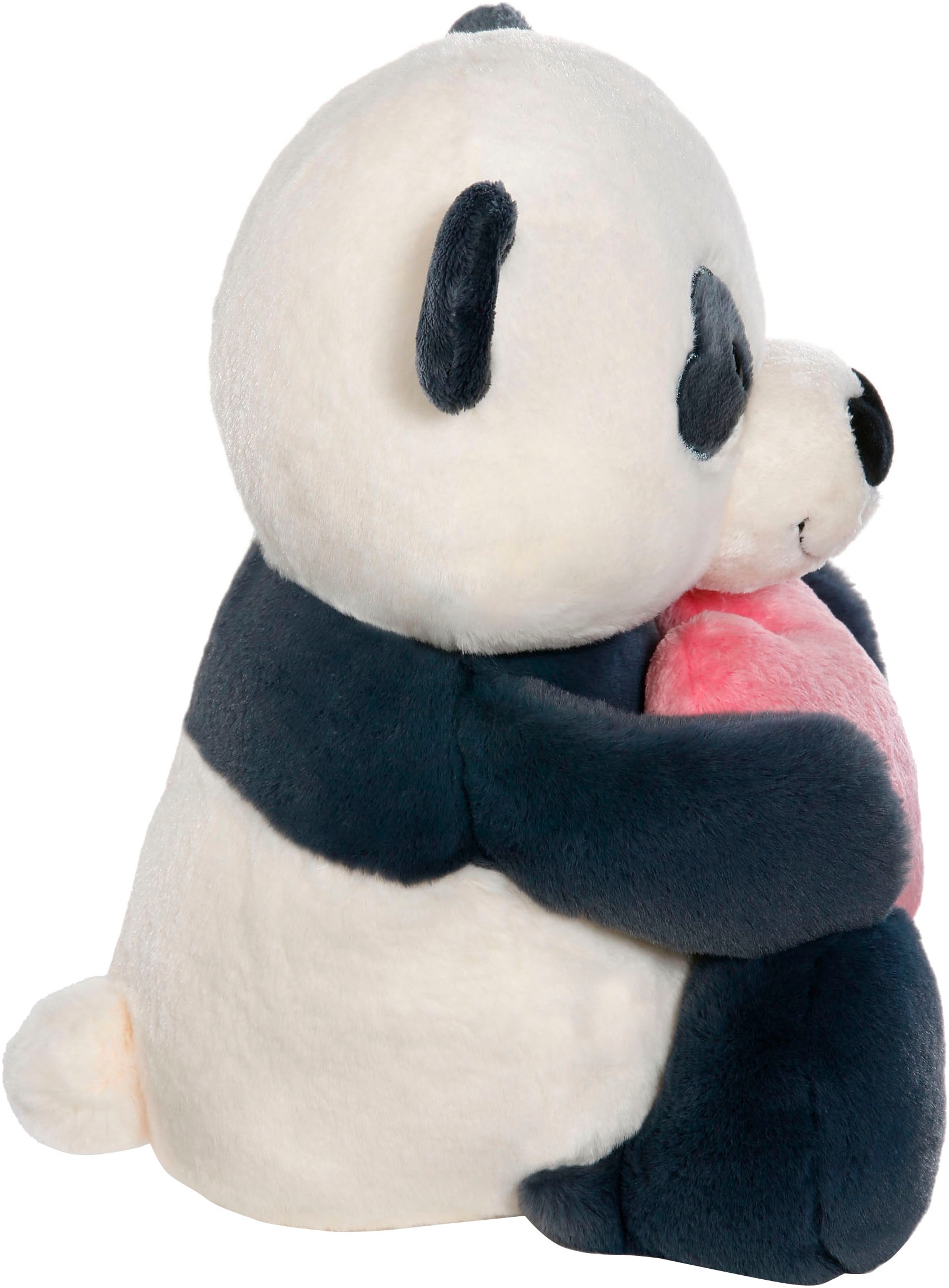 Nici Kuscheltier »Love, Panda mit Herz, 25 cm schlenkernd«, schlenkernd; enthält recyceltes Material (Global Recycled Standard)