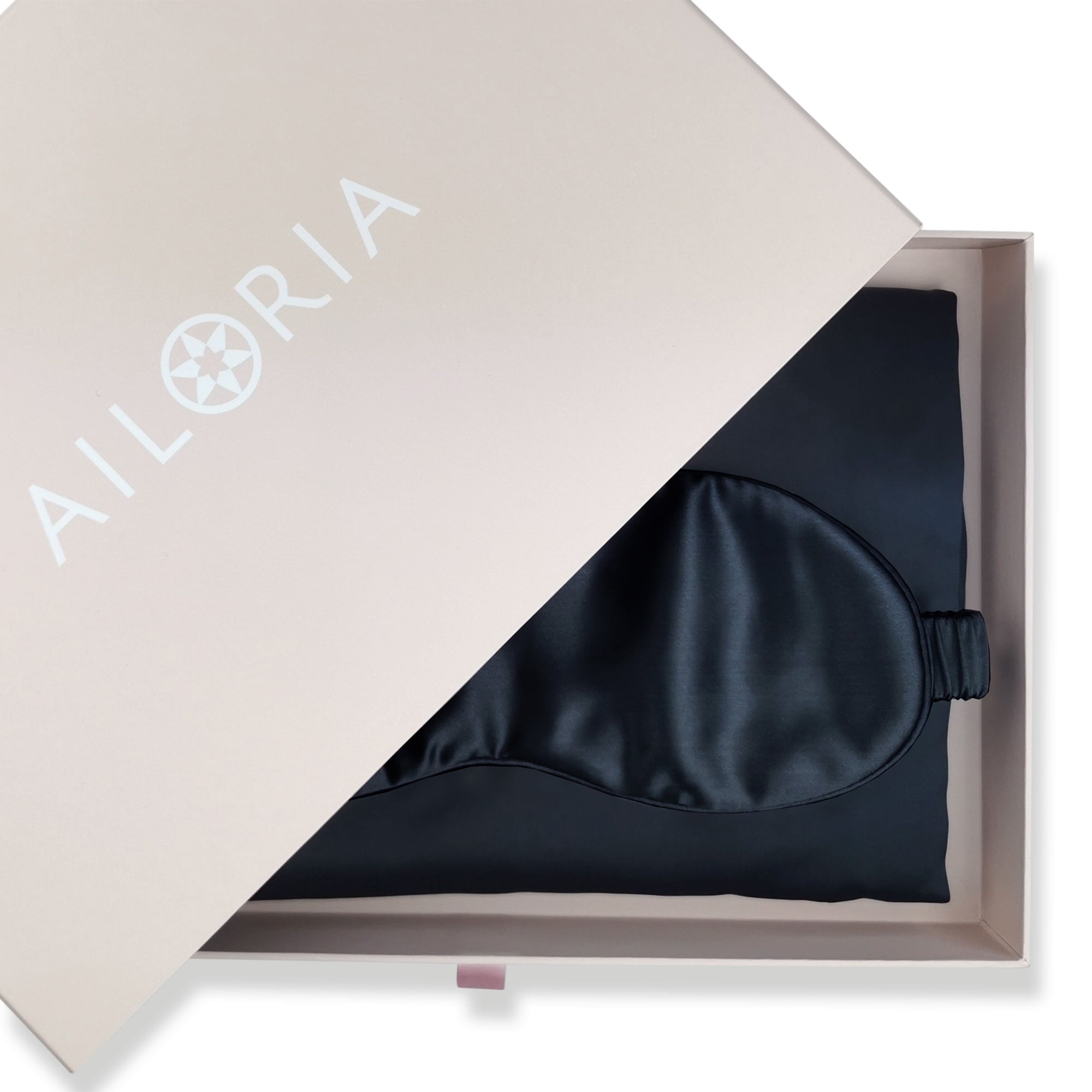 AILORIA Dekokissen »Seidenkissenbezug + Maske BEAUTY SLEEP SET (80x80)«