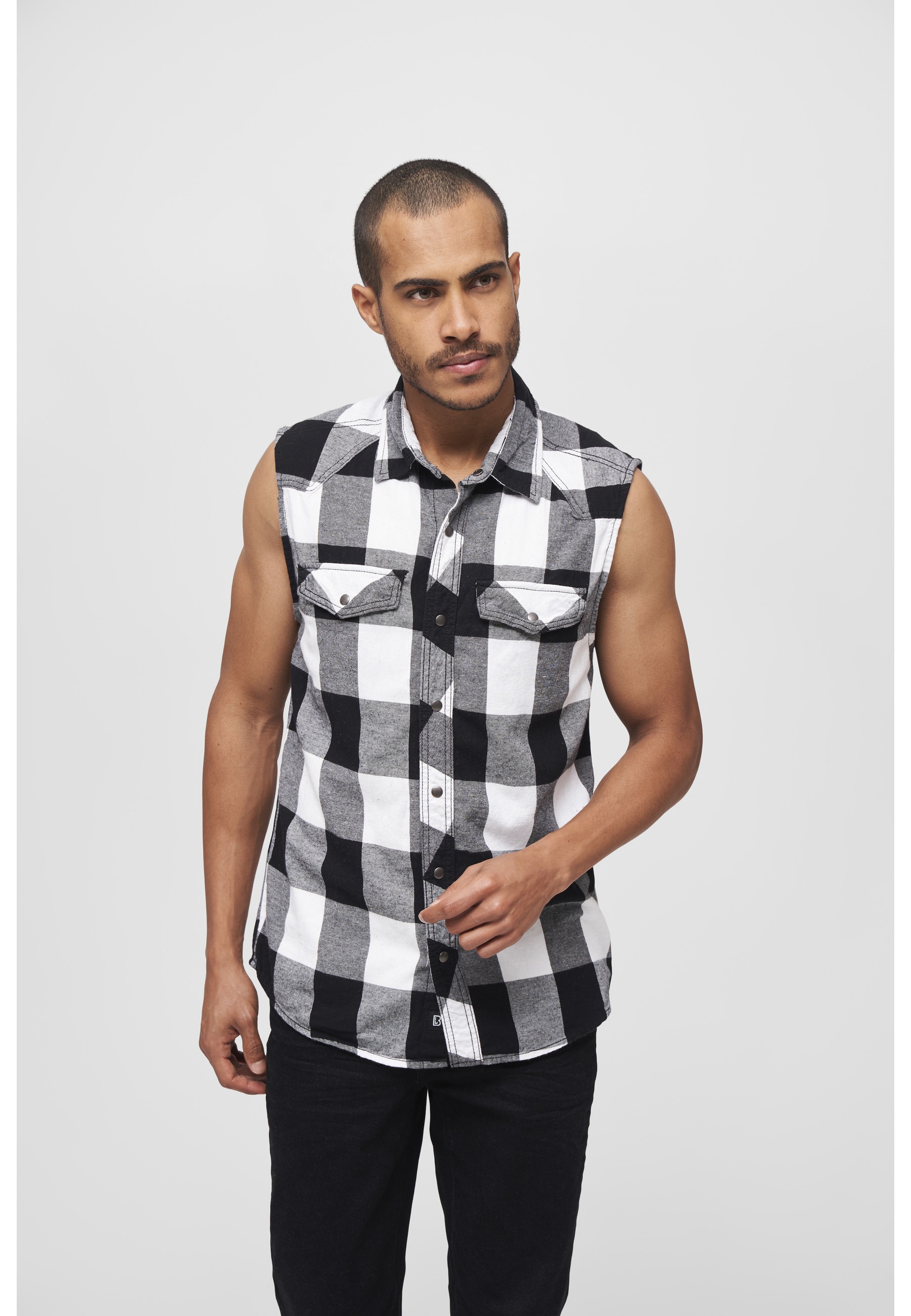 Brandit Jerseyweste »Brandit Herren Checkshirt Sleeveless« 1 Stk.