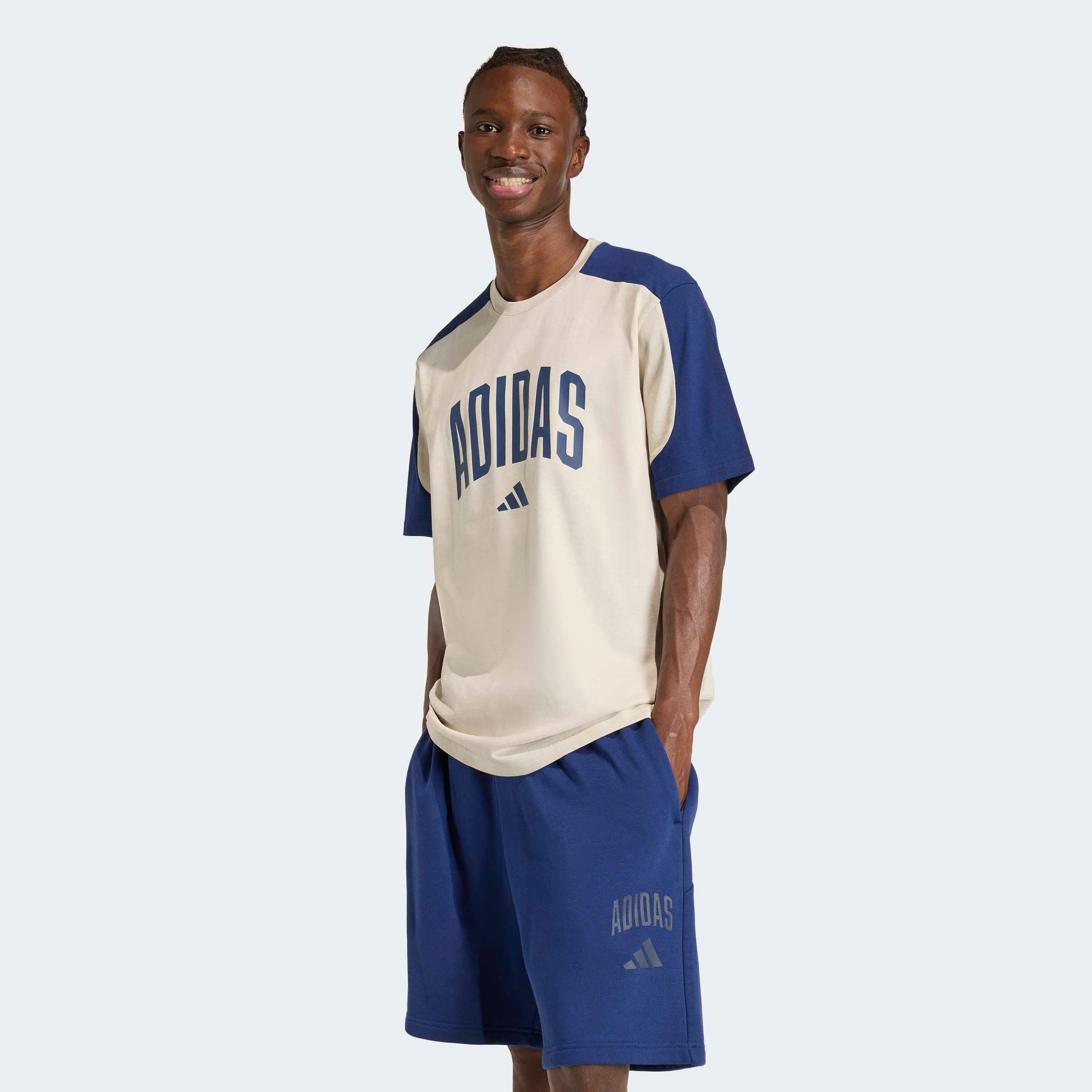 adidas Sportswear T-Shirt "COLLEGIATE" sportlicher Stil, klassischer Rundha günstig online kaufen