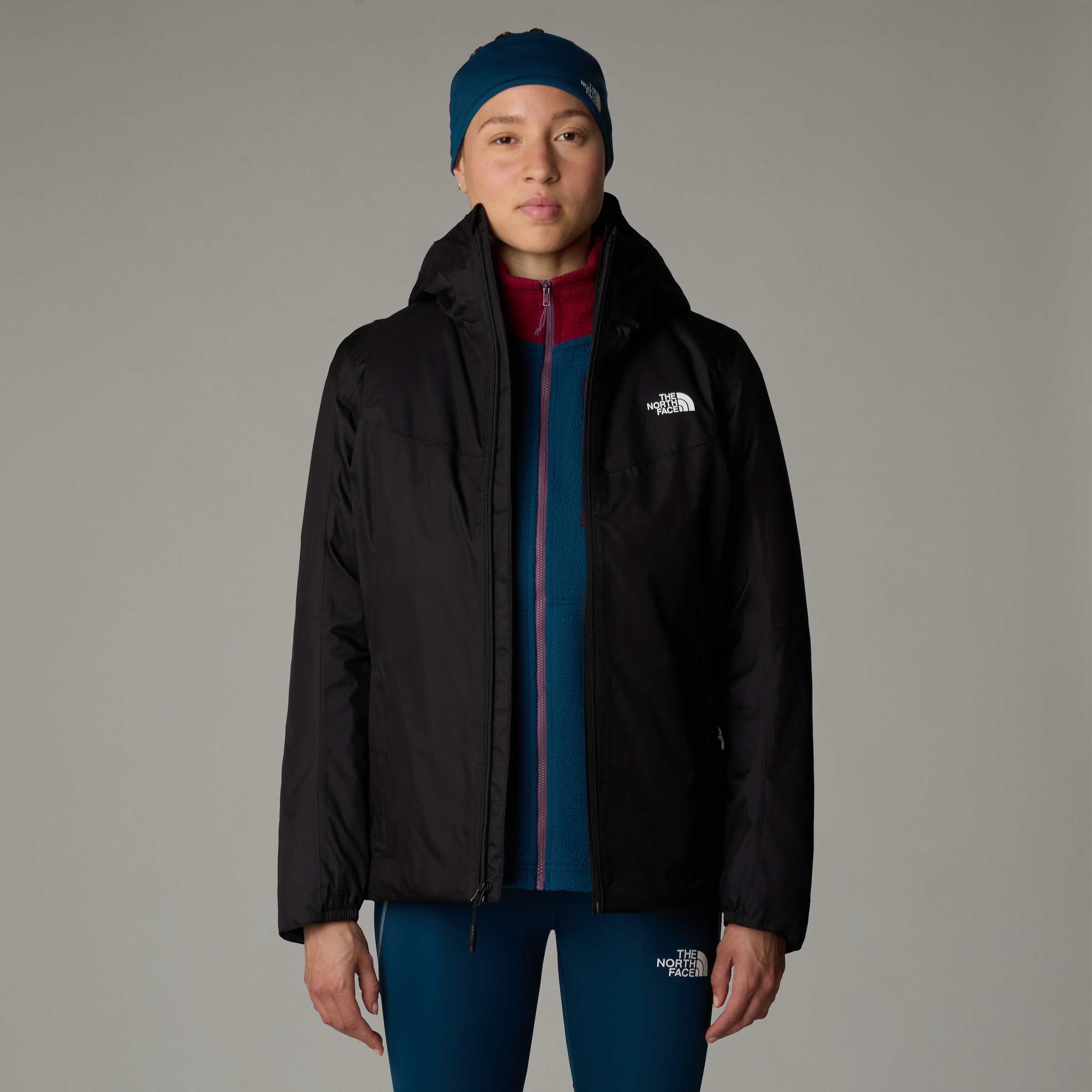 The North Face Funktionsjacke "W QUEST INSULATED JACKET", mit Kapuze, mit Logodruck