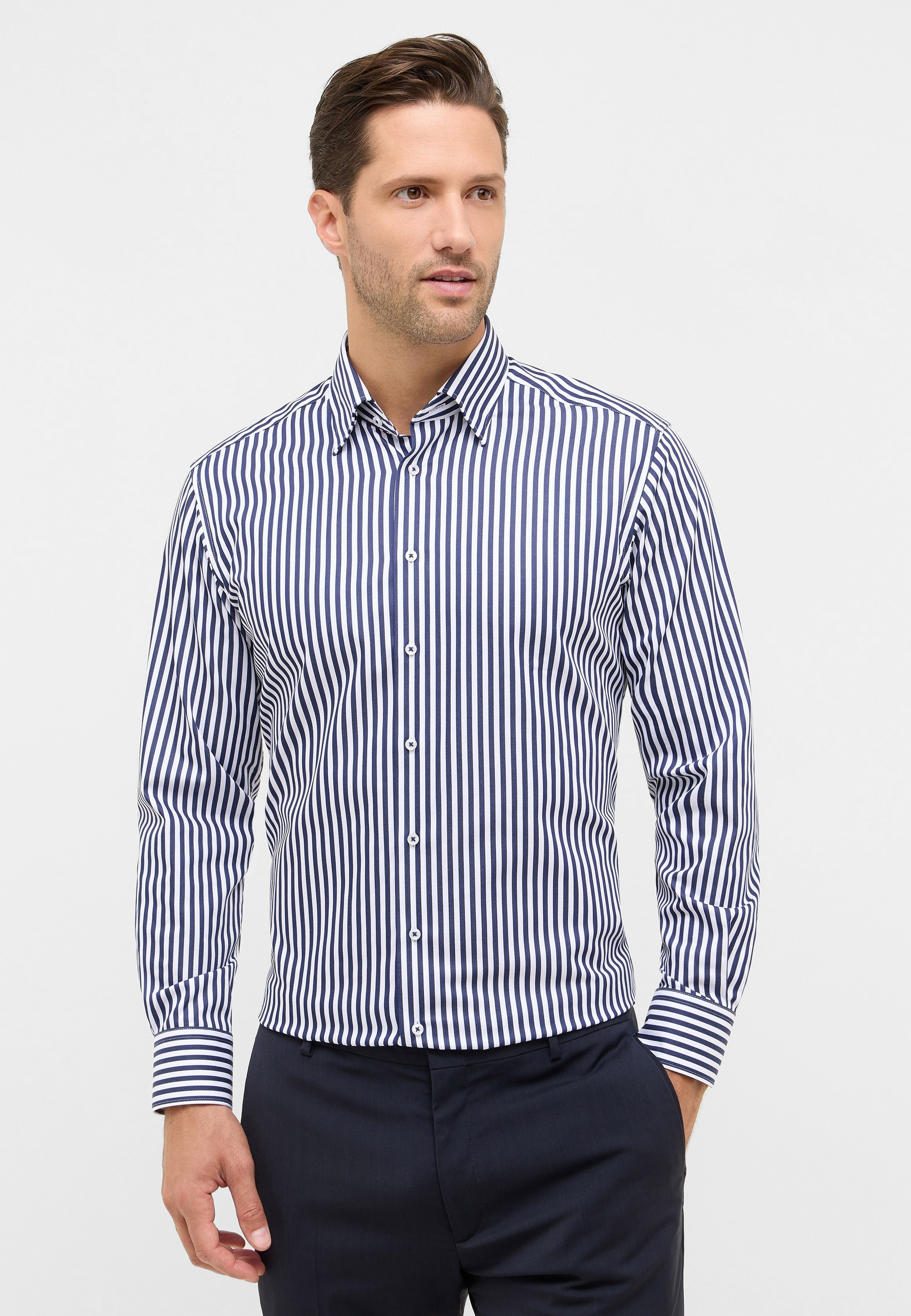 Eterna Langarmhemd "MODERN FIT", NON IRON (bügelfrei) günstig online kaufen