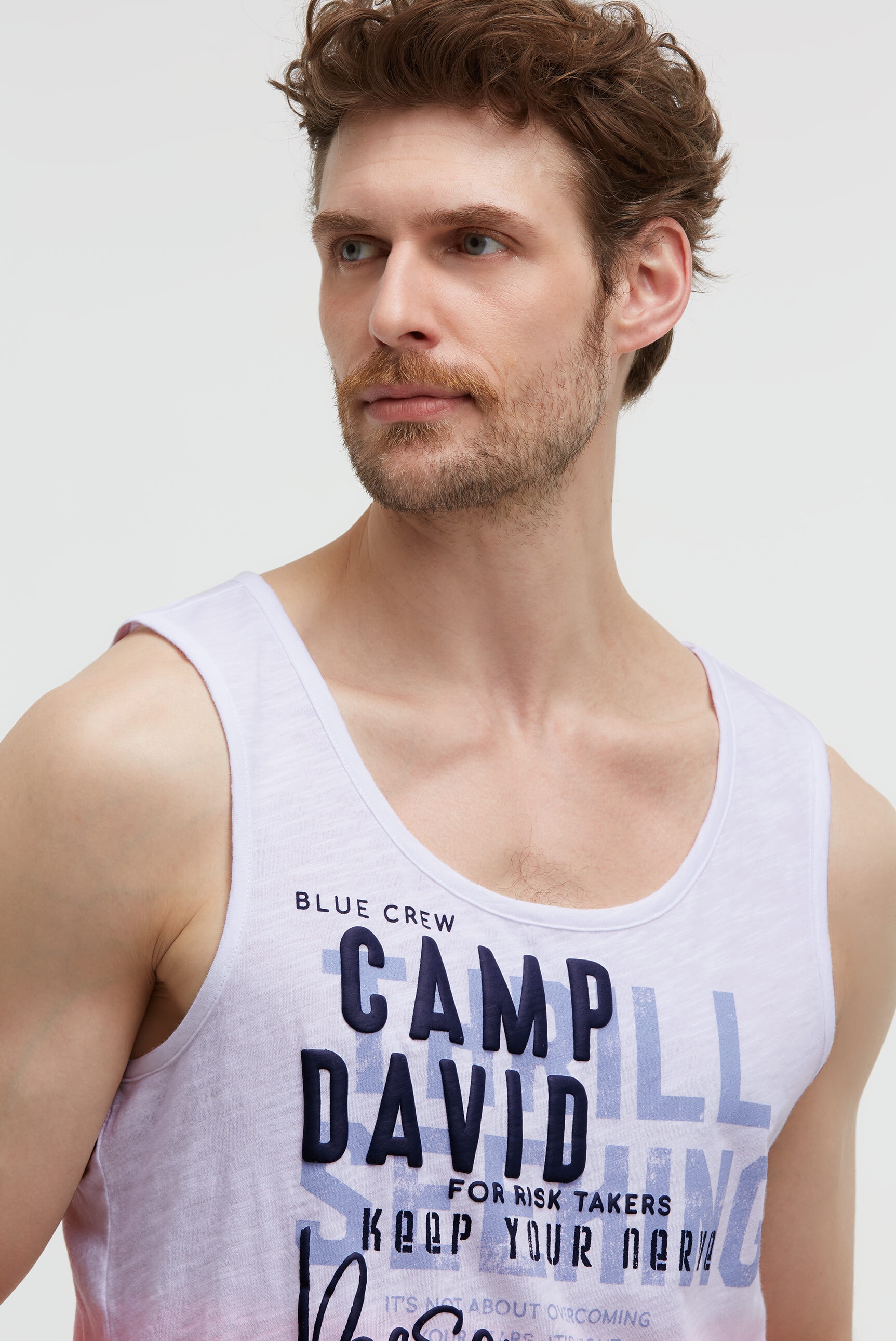CAMP DAVID Tanktop aus Baumwolle