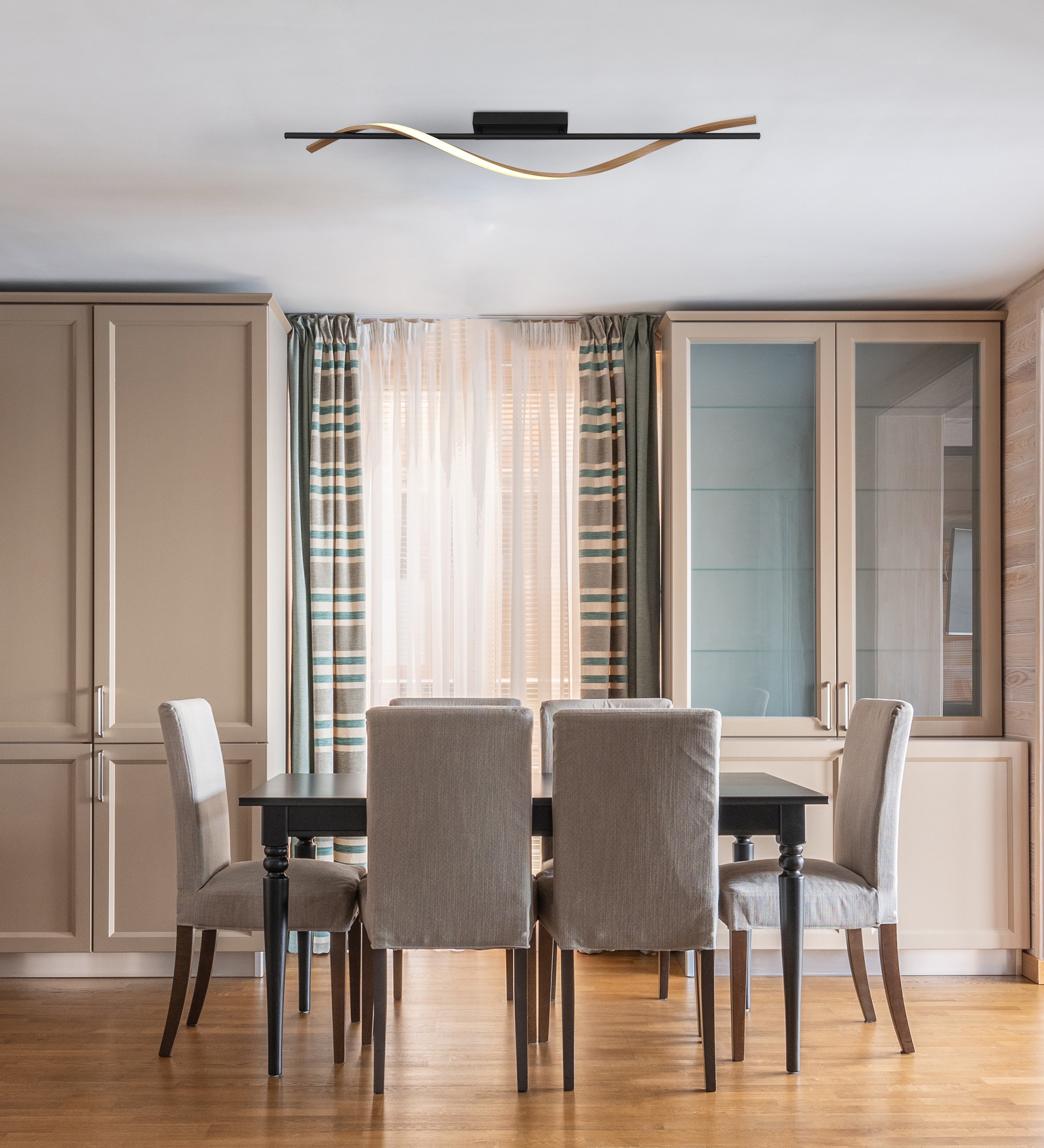 GLOBO LIGHTING Deckenleuchte »WATKINS« LED-Modul 1 Stk. Warmweiß Deckenlampe Wohnzimmer-Leuchte Schlafzimmer-Leuchte Flur Küche