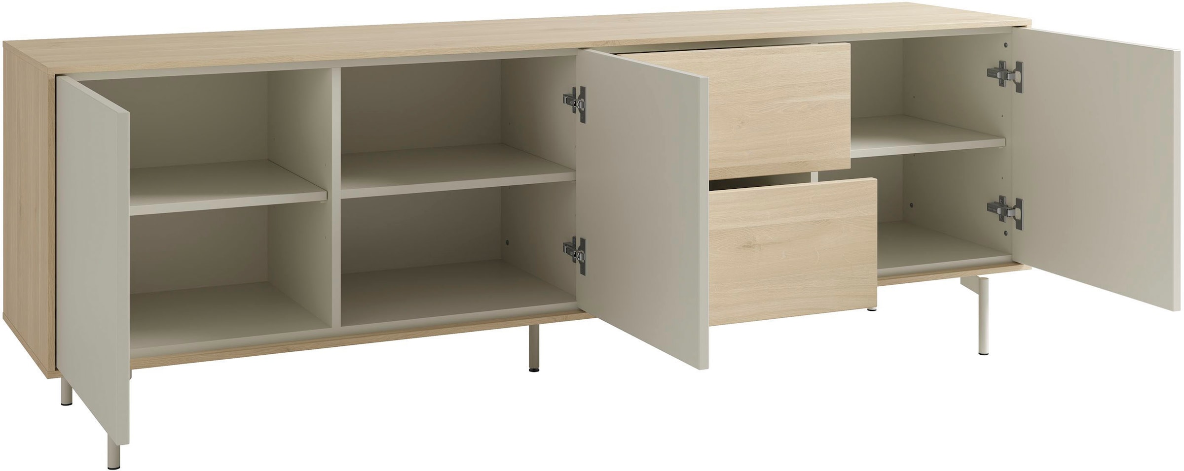 SCHÖNER WOHNEN-Kollektion Sideboard »LABOE« 1 Stk. tlg. 150 cm oder 200 cm mit push to open Funktion