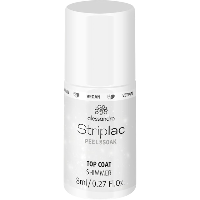 alessandro international UV-Nagellack »STRIPLAC TOP COAT SHIMMER«, (1 tlg.)  online bestellen | BAUR