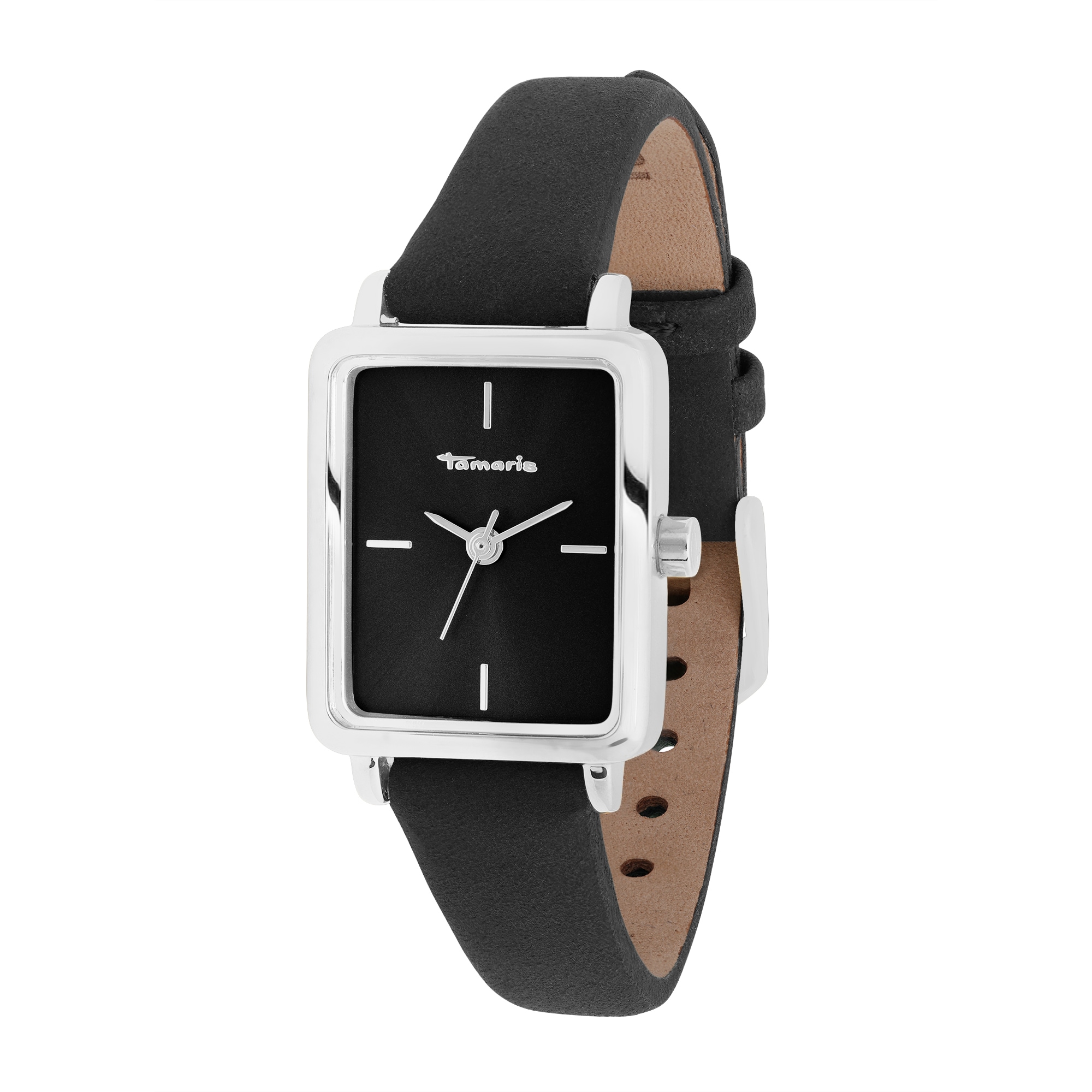 Tamaris Quarzuhr »Tiny Leather« Armbanduhr, Damenuhr, Lederarmband, analog