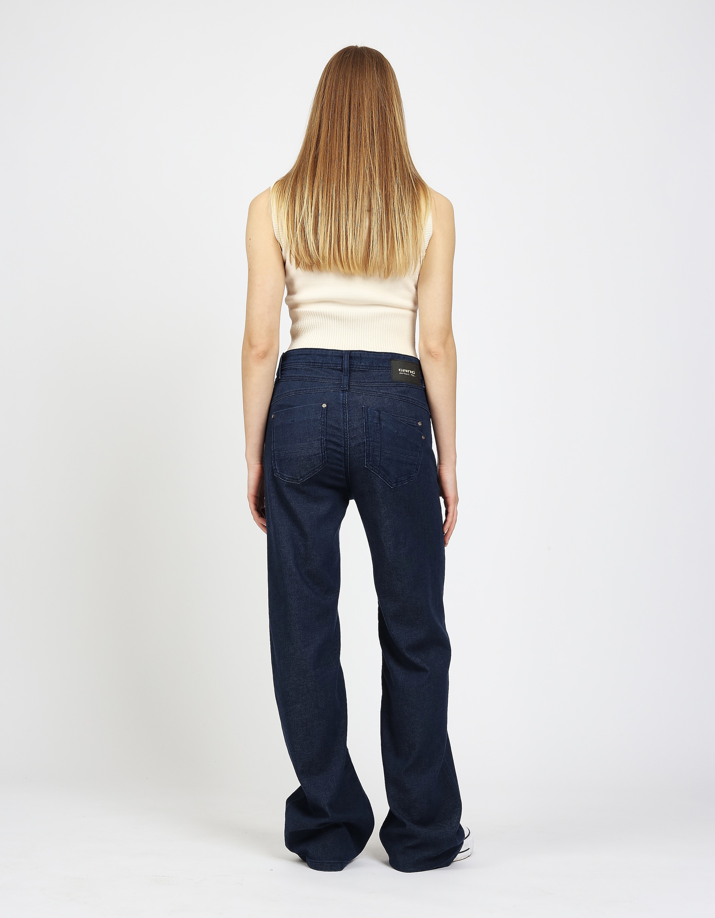 GANG 5-Pocket-Jeans »94AMELIE WIDE«, aus weichem SWEAT Denim