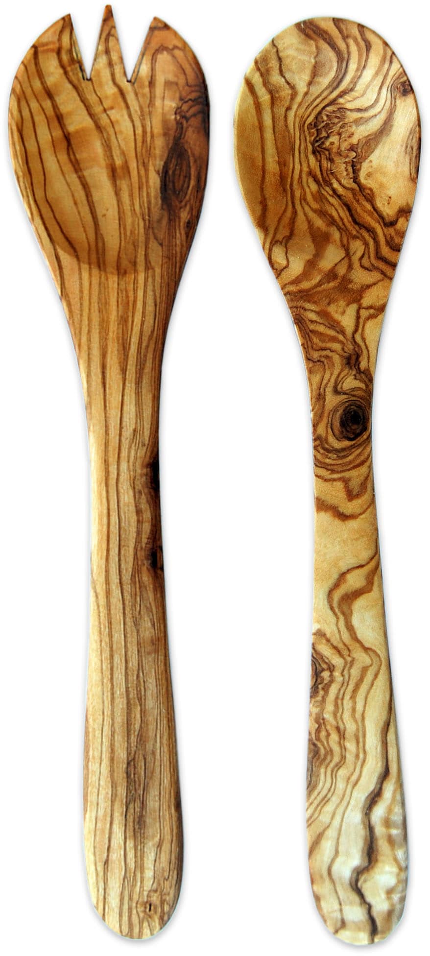 Olivenholz-erleben Salatbesteck "Mittel aus naturbelassenem Olivenholz" Län günstig online kaufen