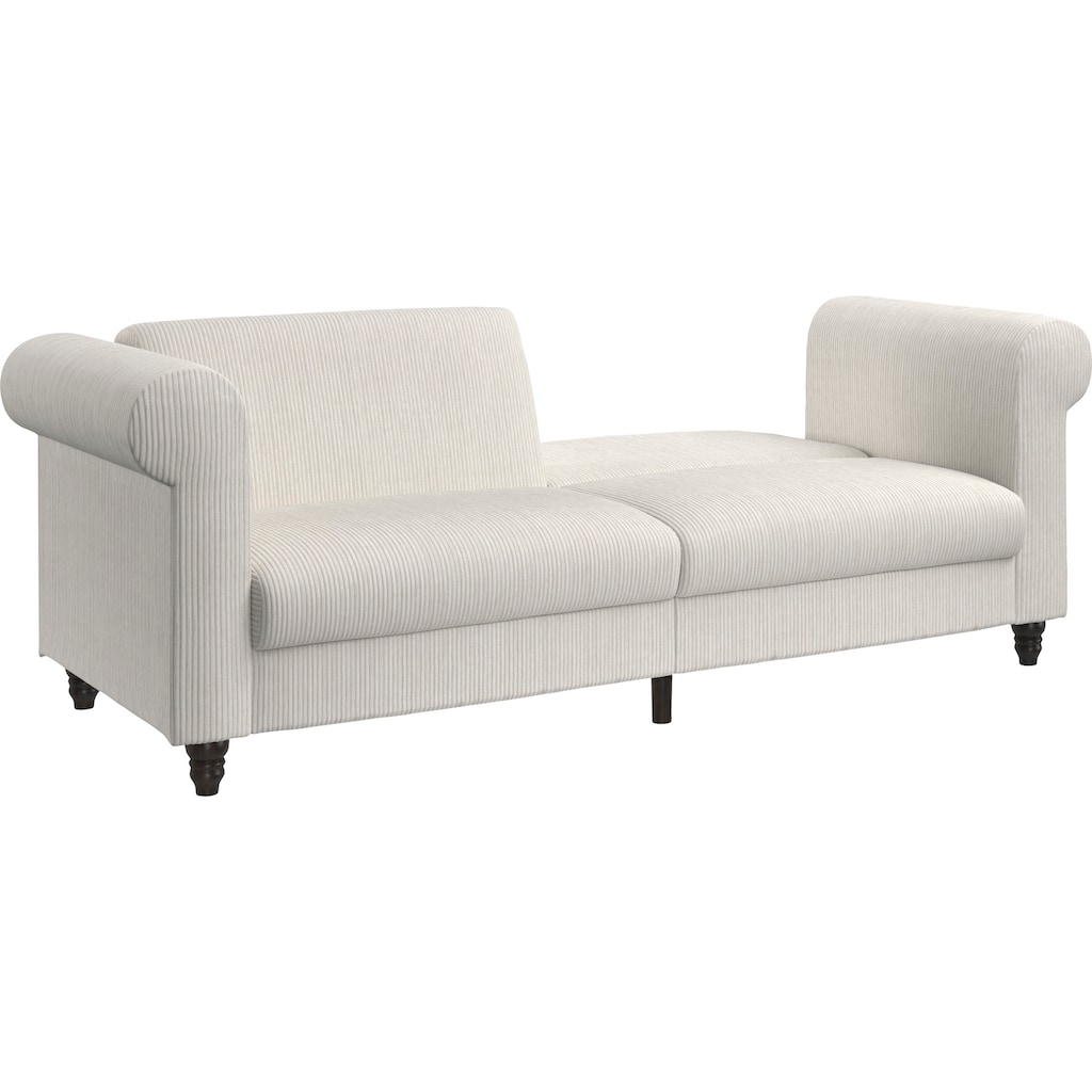 Dorel Home 3-Sitzer »Felix II, Schlafsofa 236cm, (Liegefläche 108x190cm), Rückenlehne«